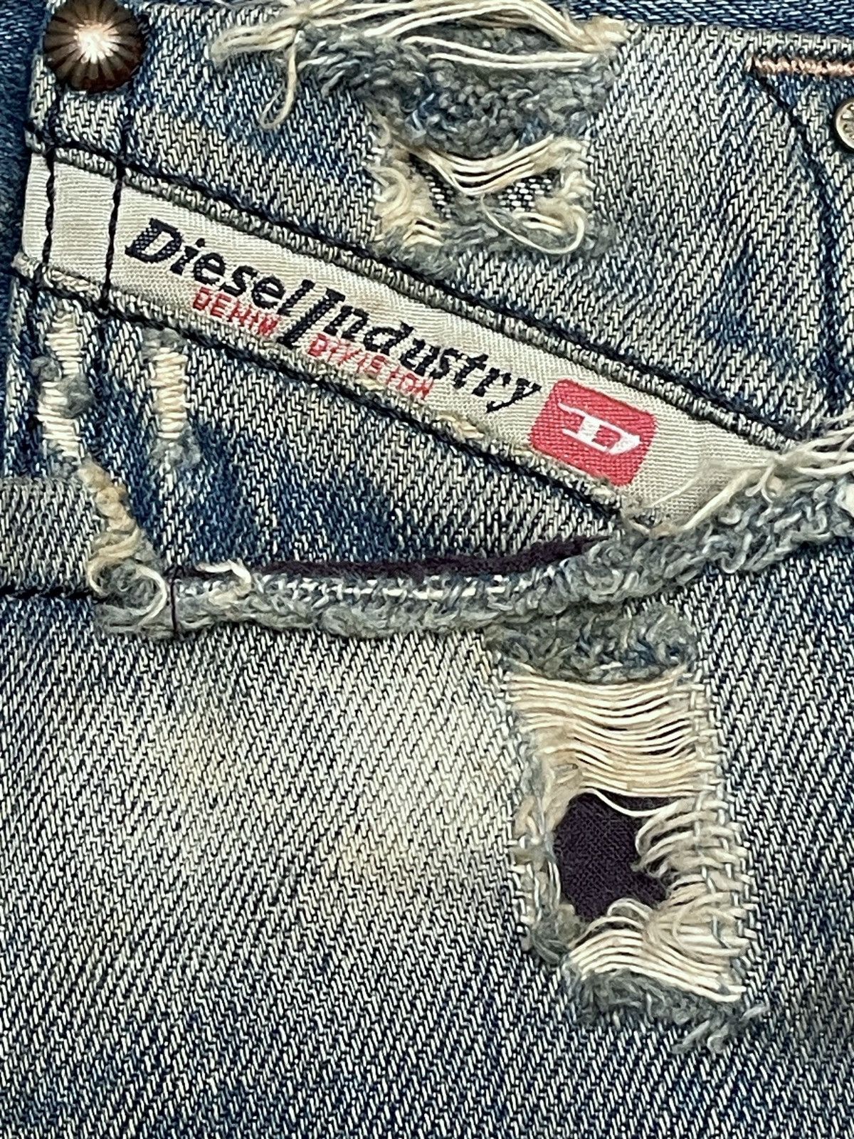 Diesel × If Six Was Nine × Vintage Rare Design Vintage Brand Diesel Larkin Jeans 1990s Size US 34 / EU 50 - 12 Thumbnail