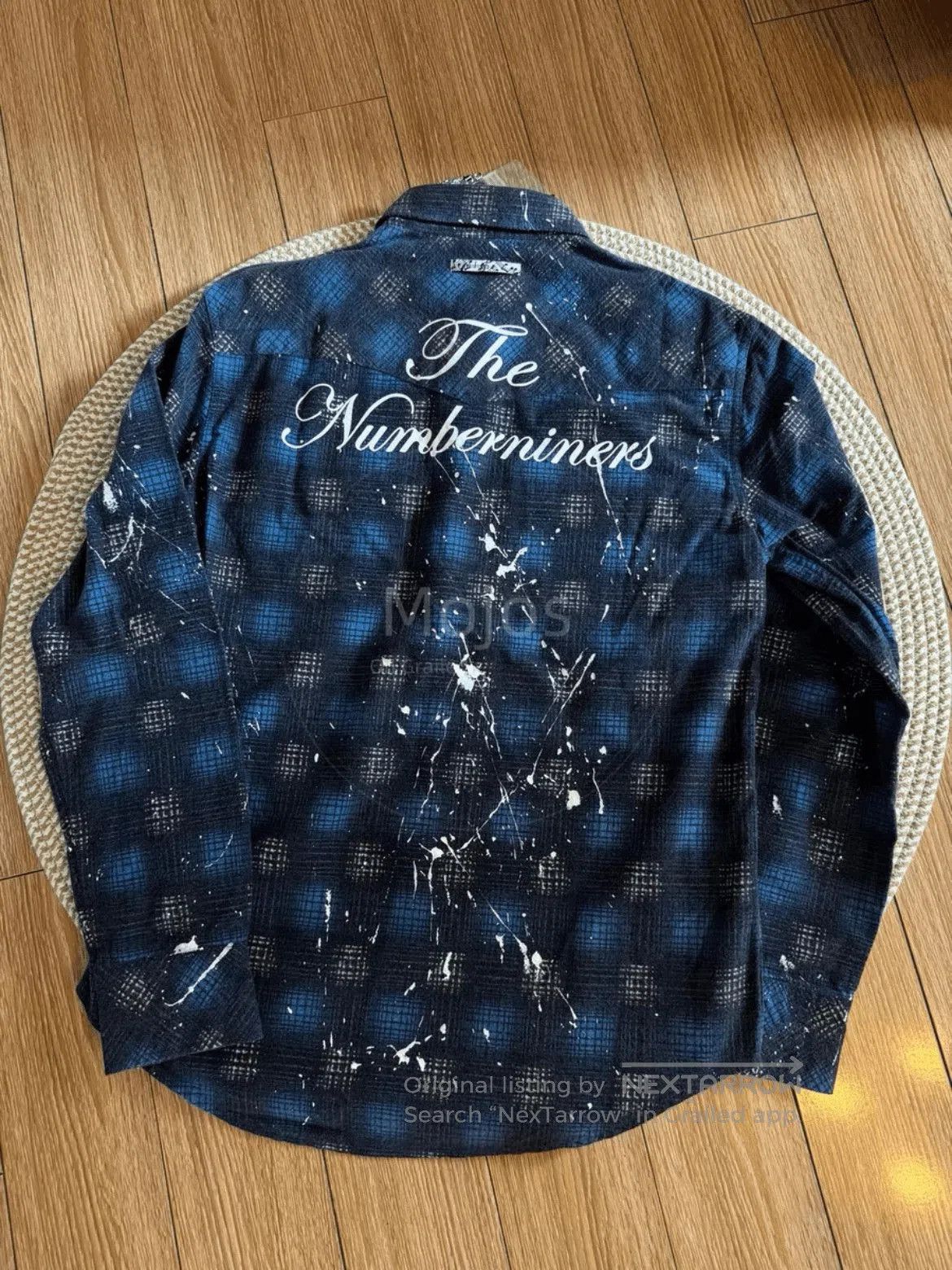 Number (N)ine Sz 3 Number Nine Fannel Splash Plaid Shirt. Size US L / EU 52-54 / 3 - 2 Thumbnail
