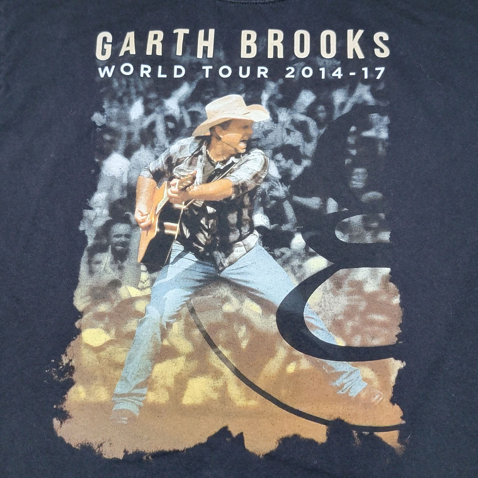 Hanes Garth Brooks Unisex Tee (Hanes) "World Tour 2014" - Large Size L / US 10 / IT 46 - 2 Thumbnail