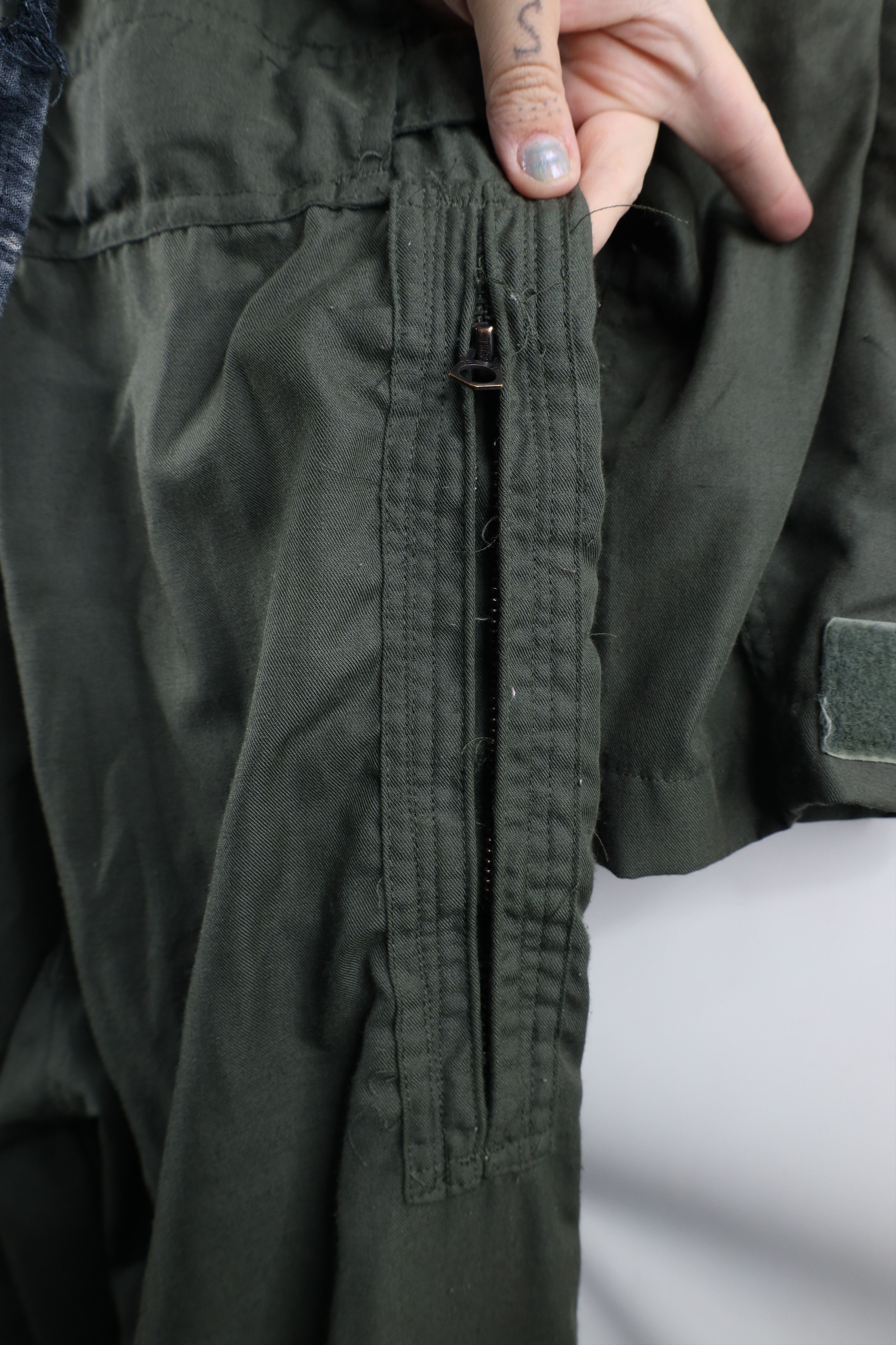 Vintage Vintage 70s Vietnam War CWU 27/P Flying Coveralls Suit Size US M / EU 48-50 / 2 - 15 Thumbnail