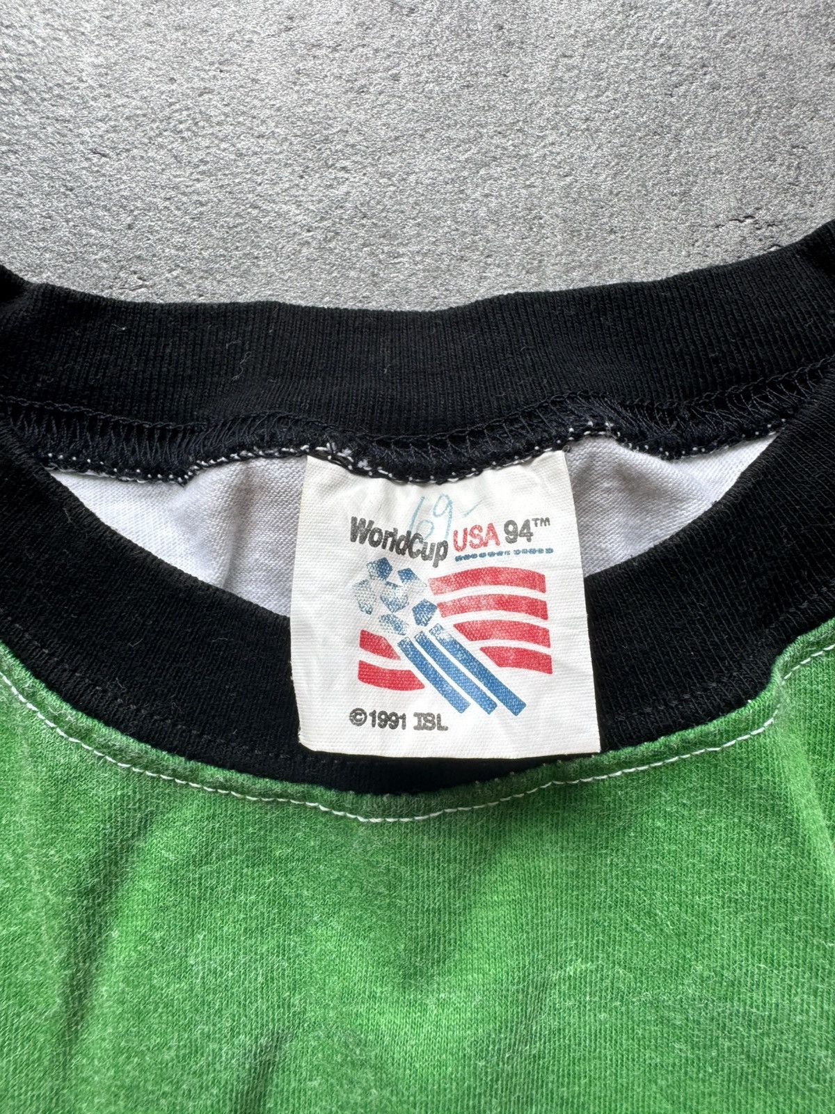 Vintage Vintage FIFA World Cup USA Saudi Arabia 1994 Promo Tee Size US L / EU 52-54 / 3 - 4 Thumbnail