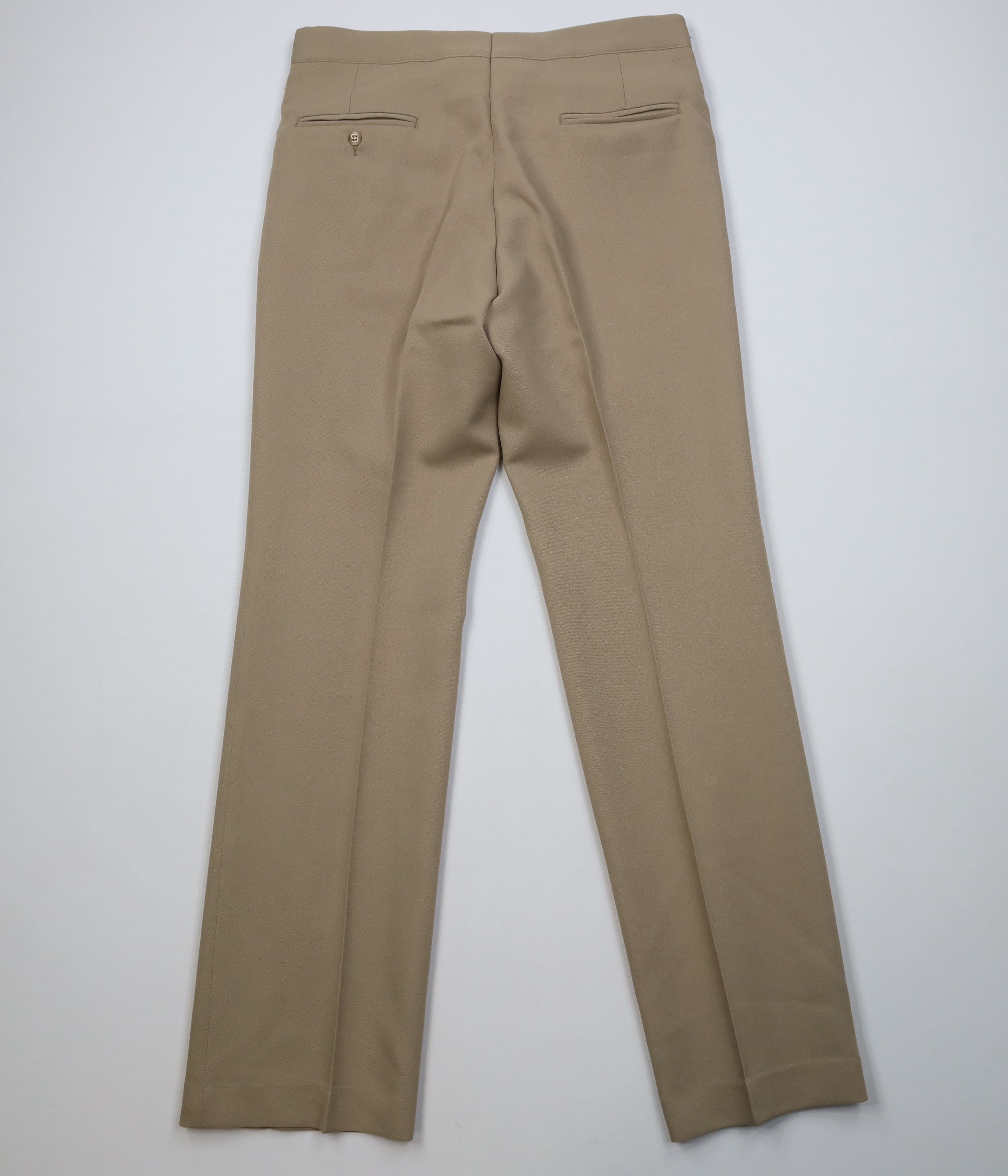 Vintage Vintage 70s Streetwear Flared Wide Leg Chino Pants Beige USA Size US 34 / EU 50 - 8 Thumbnail