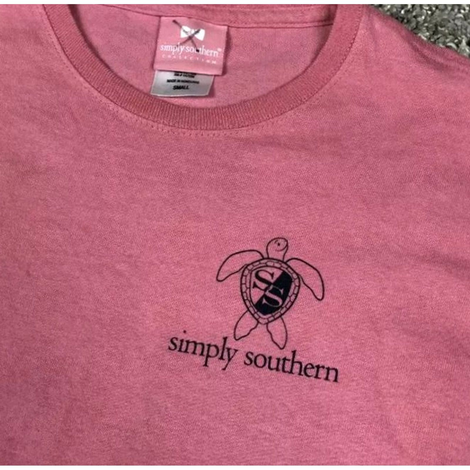 Pinko VINTAGE Simply Southern T-Shirt Mermaid Beach Pink Women’s Small S Womens T-Shirt Beach Graphic Print Size S / US 4 / IT 40 - 7 Thumbnail