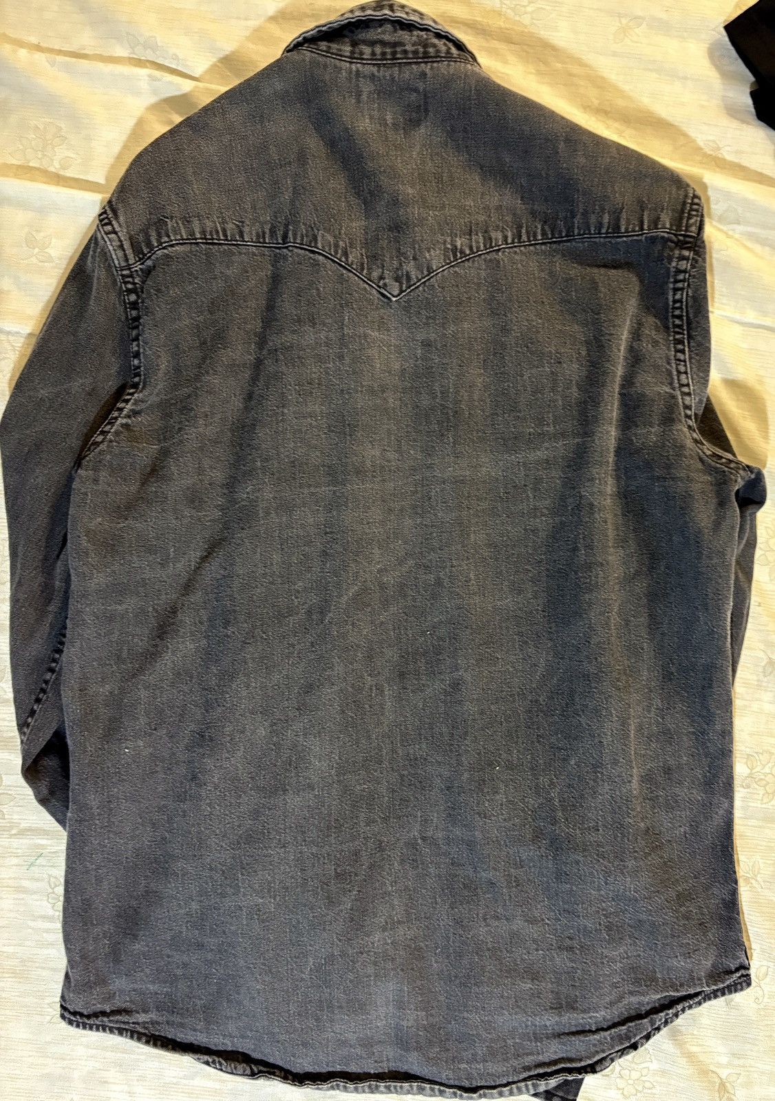 Levi's × Levi's Vintage Clothing Levi’s M Classic Western Denim Shirt, Charcoal Greyy Size US M / EU 48-50 / 2 - 5 Thumbnail