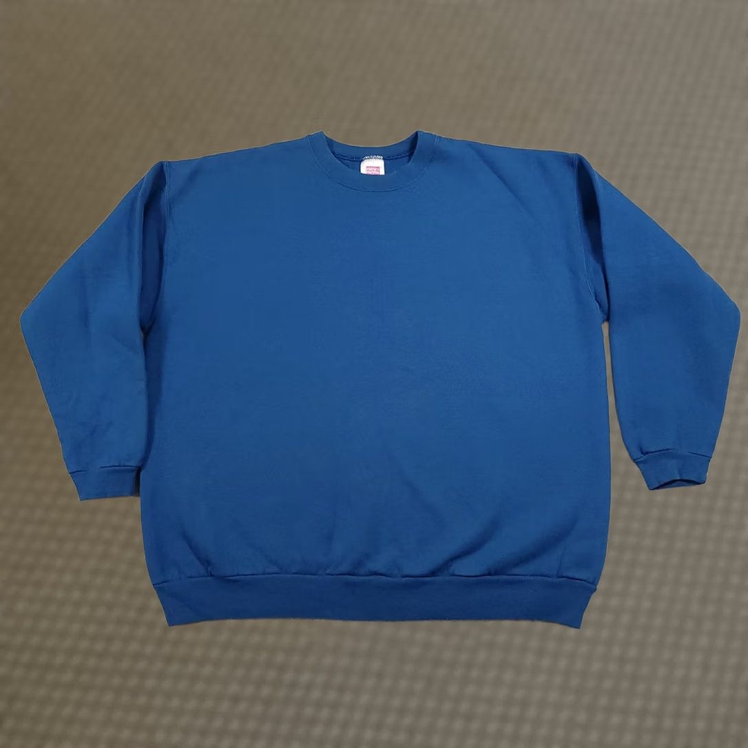 Hanes Hanes Her Way Sweatshirt Womens XL Blue Crewneck Pullover 90s Kang? Size XL / US 12-14 / IT 48-50 - 1 Thumbnail