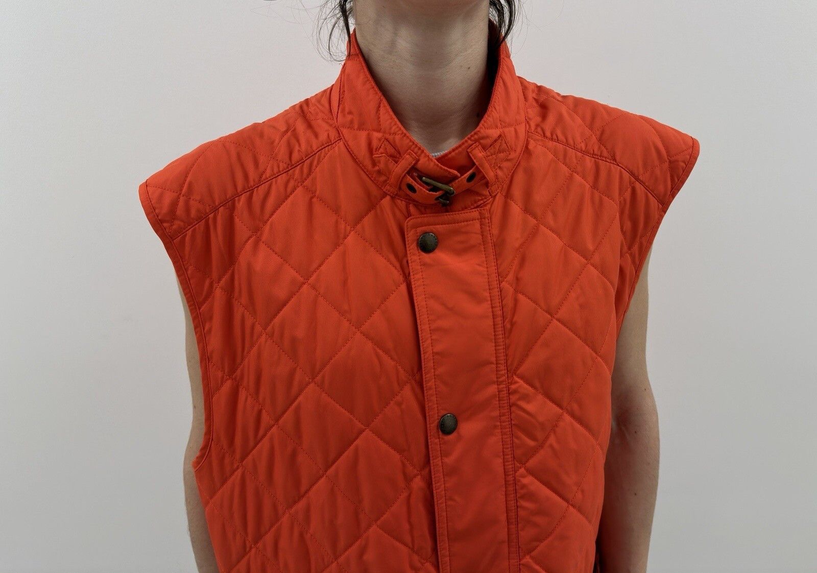 Polo Ralph Lauren Polo Ralph Lauren Gilet Orange Quilted Lightweight Snap Size US XL / EU 56 / 4 - 8 Thumbnail
