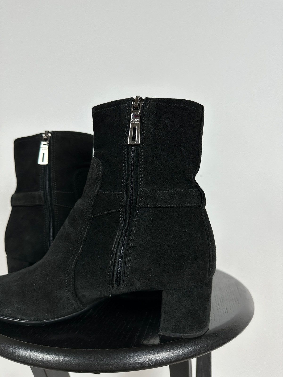 Prada Prada Suede Zip Ankle Boots Size US 7 / IT 37 - 15 Thumbnail
