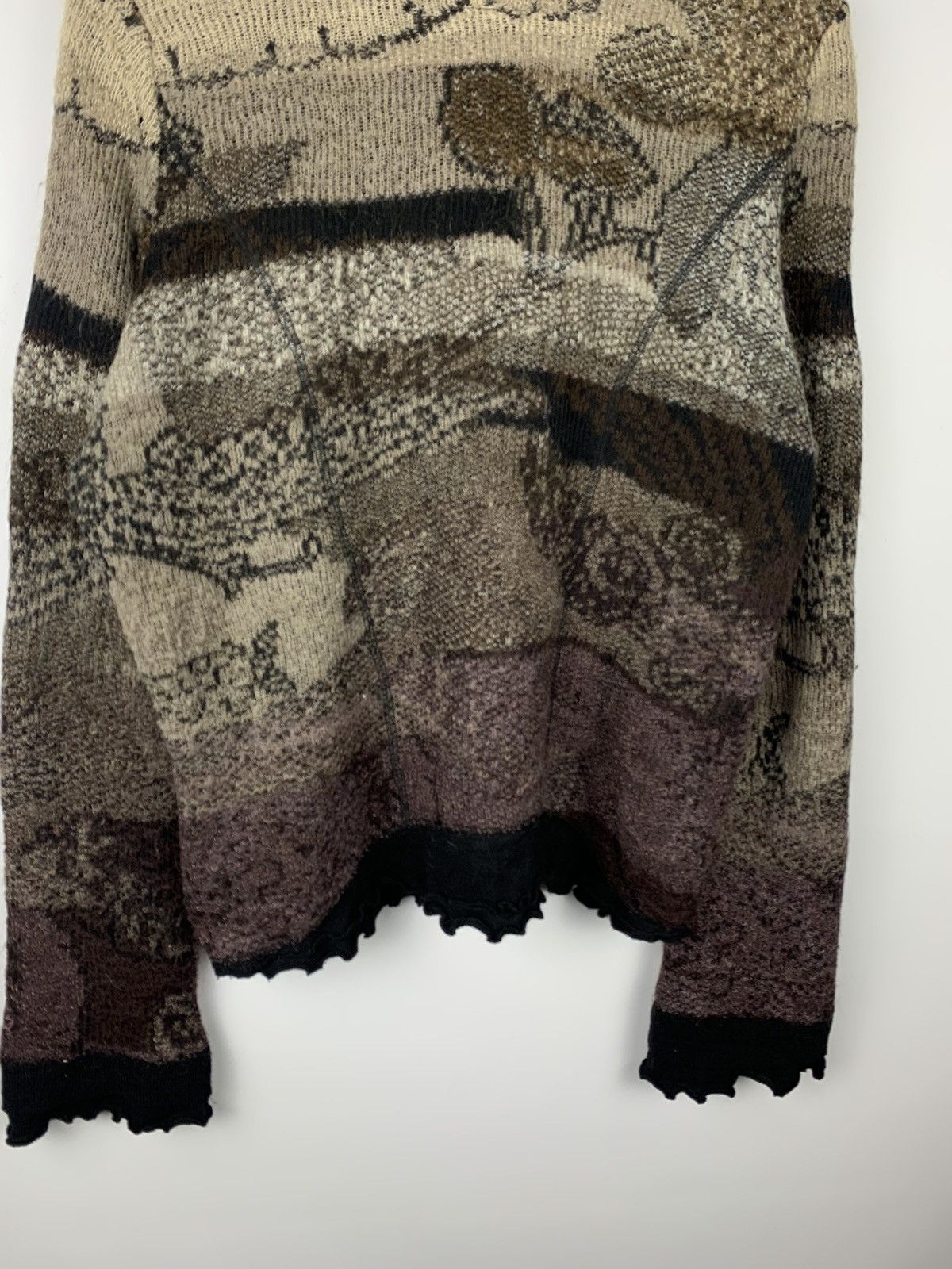 Designer Vintage Y2K Aldo Martins Buttons Cardigan Japanese Style Top Size XXL / US 16-18 / IT 52-54 - 12 Thumbnail
