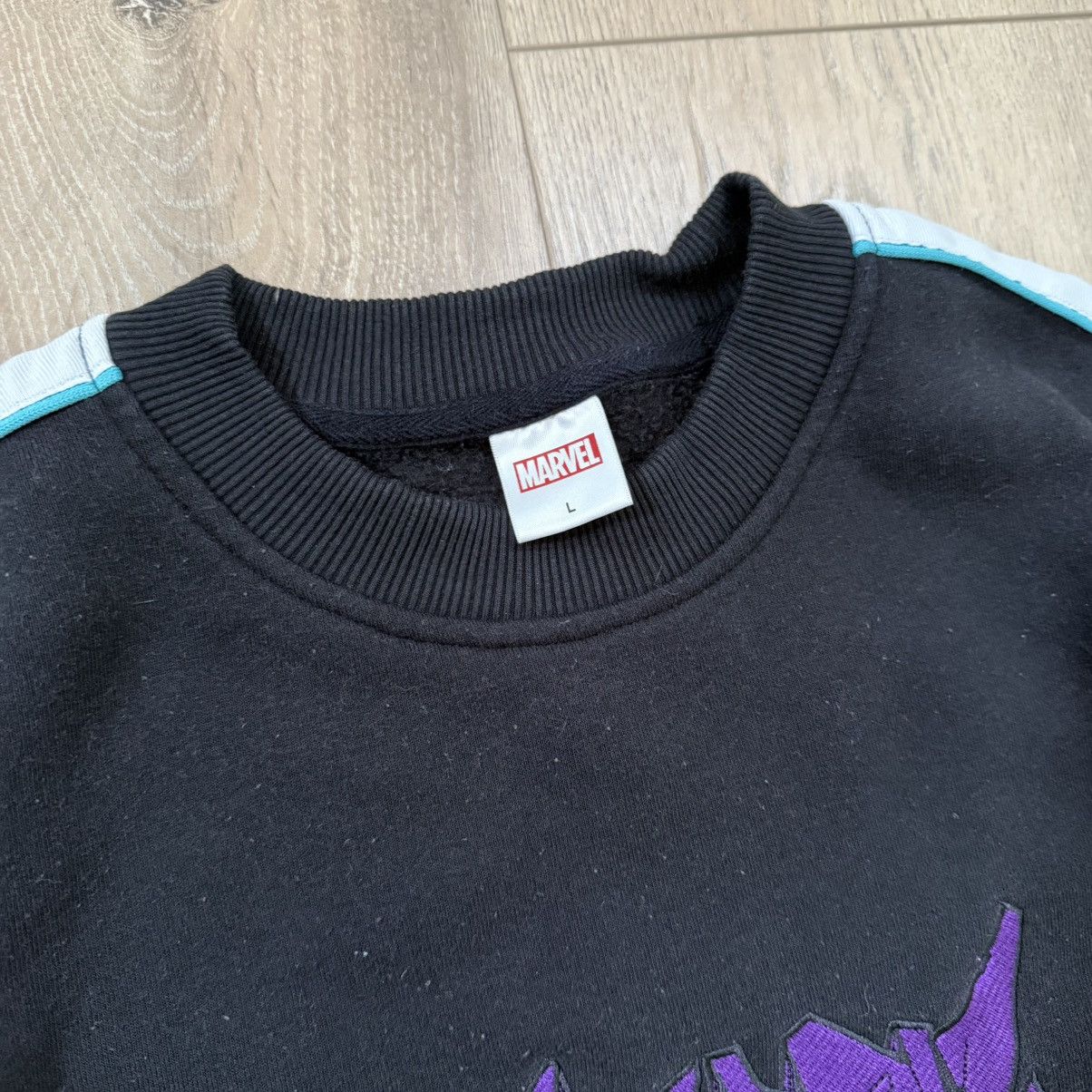 Japanese Brand × Marvel Comics Black Marvel/Japan fleece crewneck Size US L / EU 52-54 / 3 - 5 Thumbnail