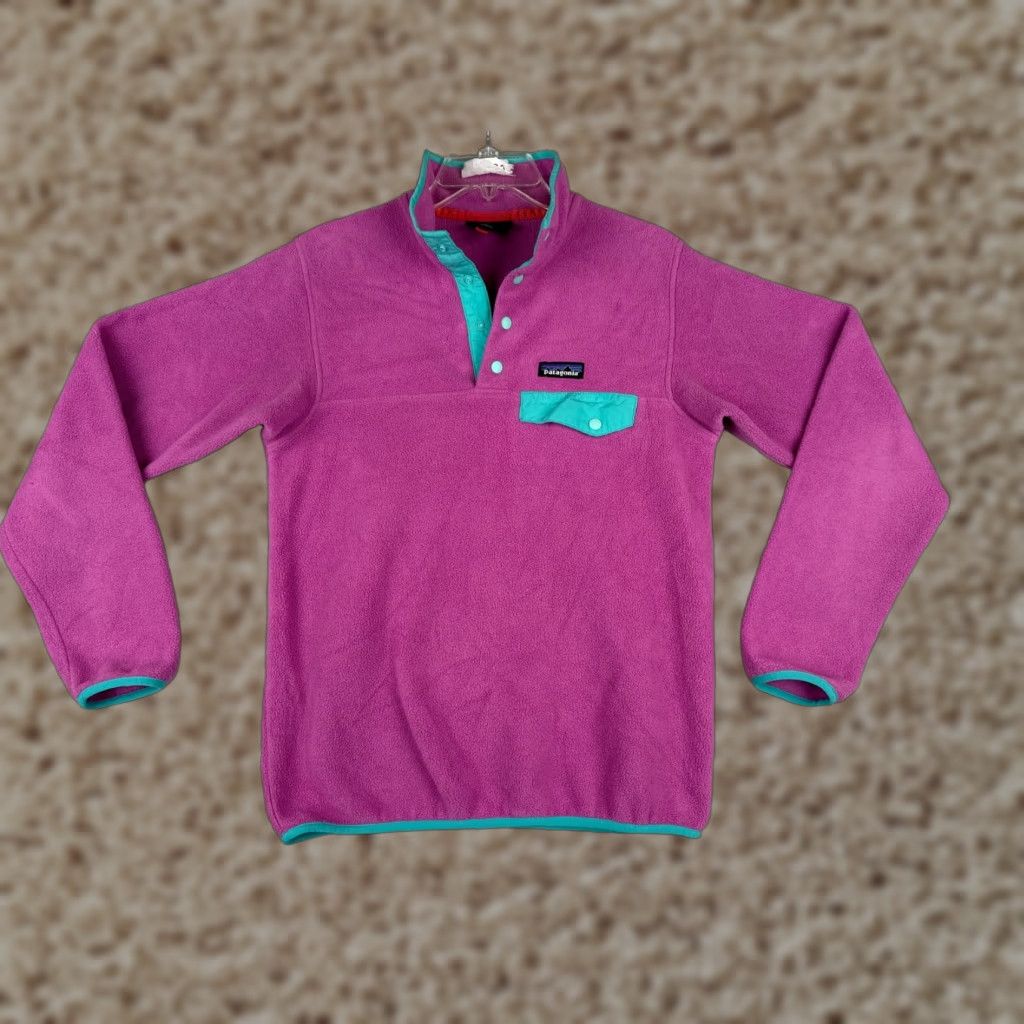Patagonia Patagonia Sweatshirt Womens Small Pink Lightweight Synchilla Snap-T Fleece Pullover Size S / US 4 / IT 40 - 1 Thumbnail