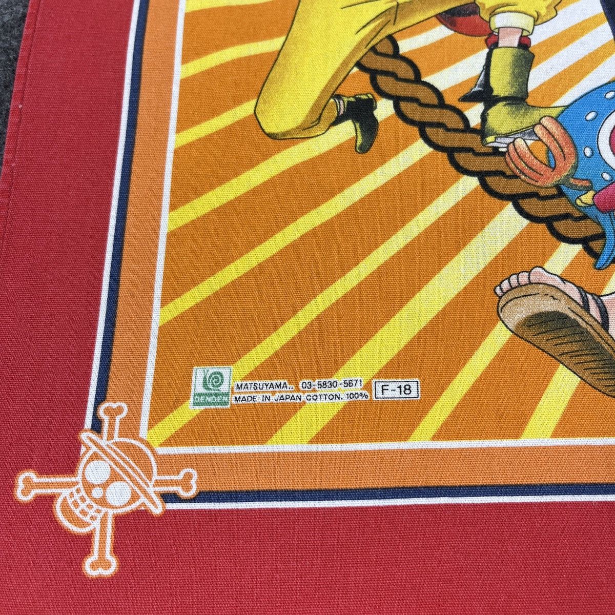 Anime × One Piece × Vintage One Piece Handkerchief / Bandana / Neckerchief B116 Size ONE SIZE - 5 Thumbnail