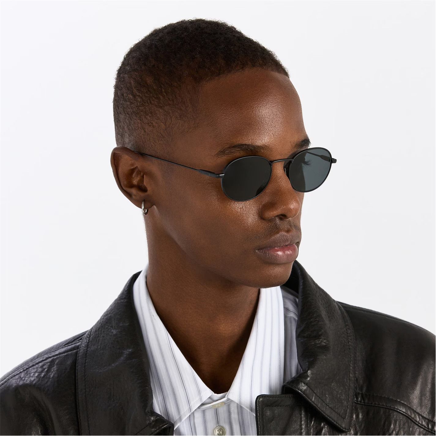 Saint Laurent Paris o1g2r1mq0426 Size: OS / Round UV Protection Sunglasses Size ONE SIZE - 3 Thumbnail