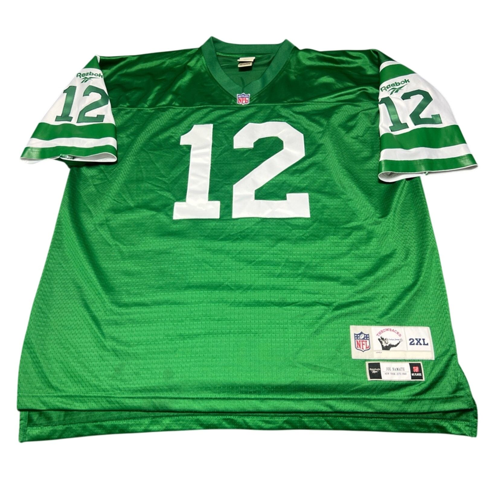 Reebok AUTHENTIC Joe Namath REEBOK New York Jets Jersey XXl Sewn Size US XXL / EU 58 / 5 - 1 Thumbnail