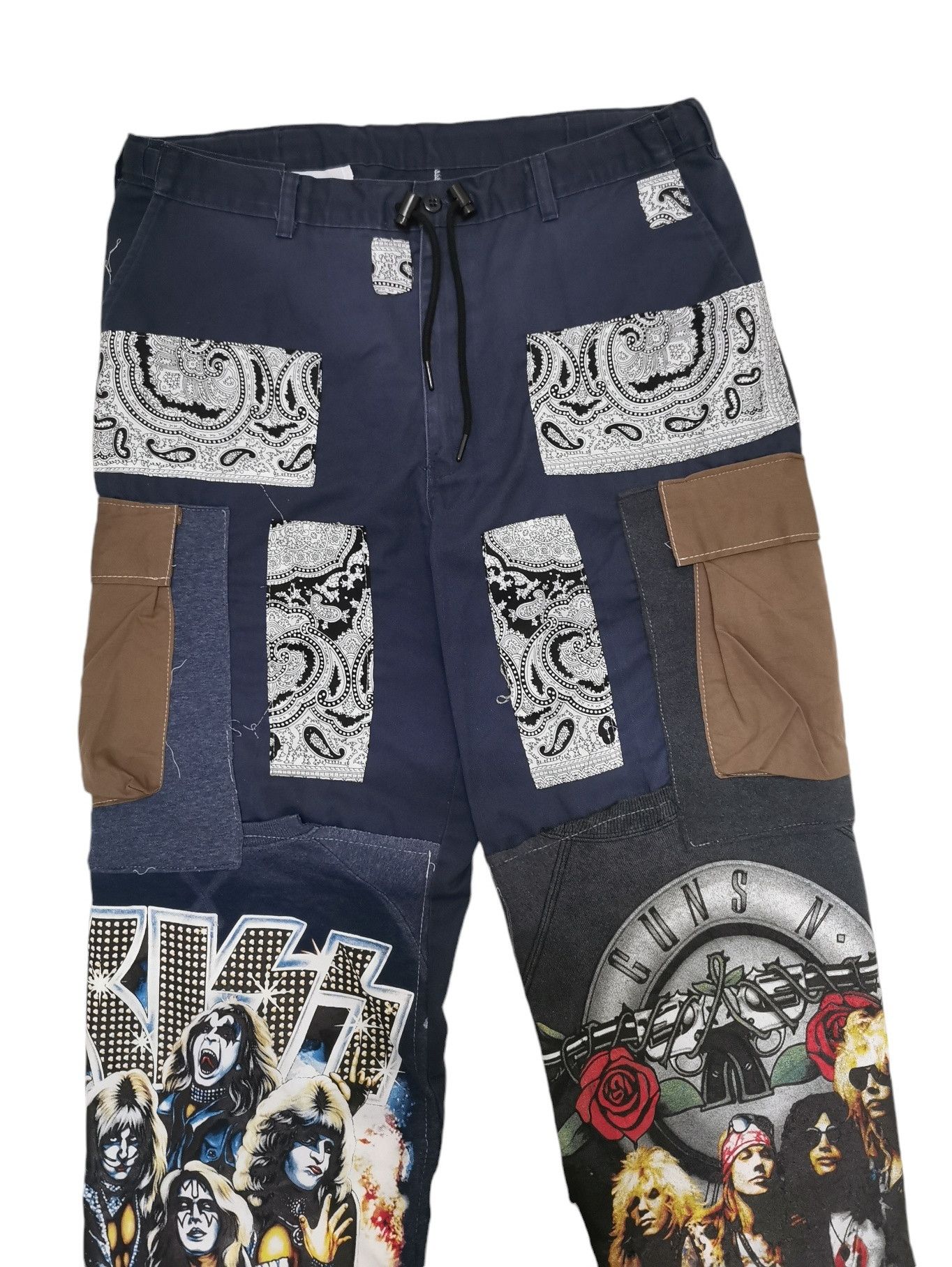 Dickies × Guns N' Roses × KISS Dickies Rock Band Guns N Roses & Kiss Custom Cargo Pant Size US 37 - 7 Thumbnail