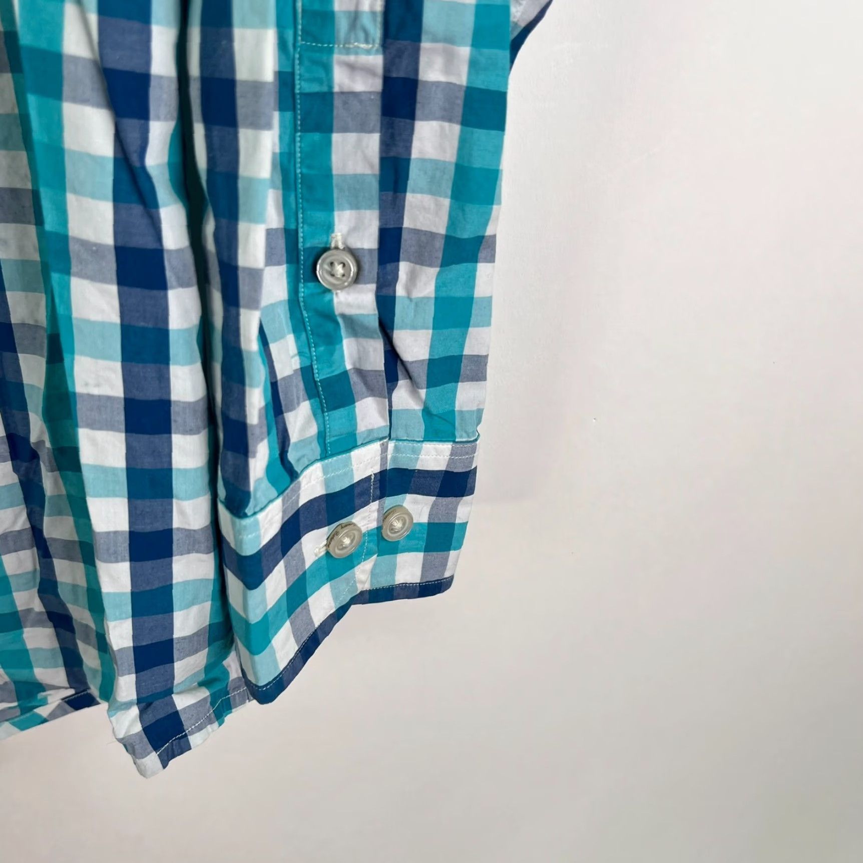 Tommy Bahama Tommy Bahama Button-Up Shirt Plaid Long Sleeve Mens L Blue Size US L / EU 52-54 / 3 - 2 Thumbnail