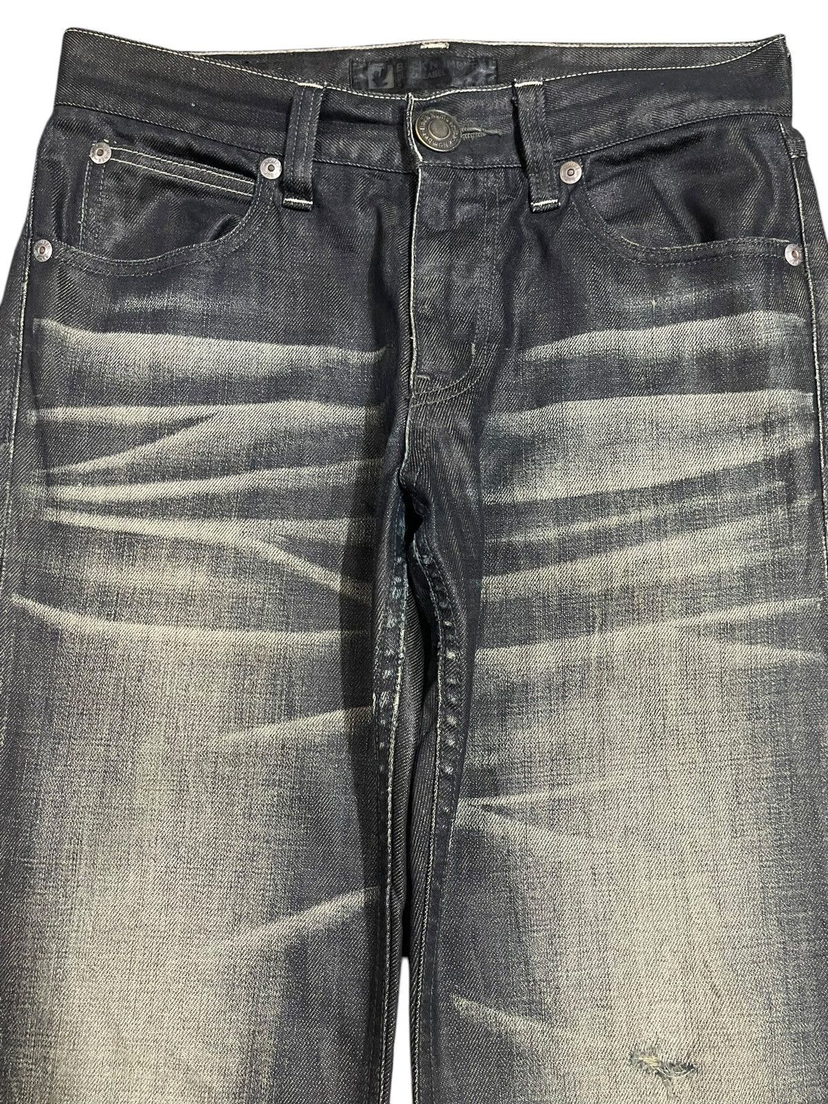 Japanese Brand Vintage Japanese Brand Mud Faded Wash Style Loose Jeans Size US 30 / EU 46 - 3 Thumbnail