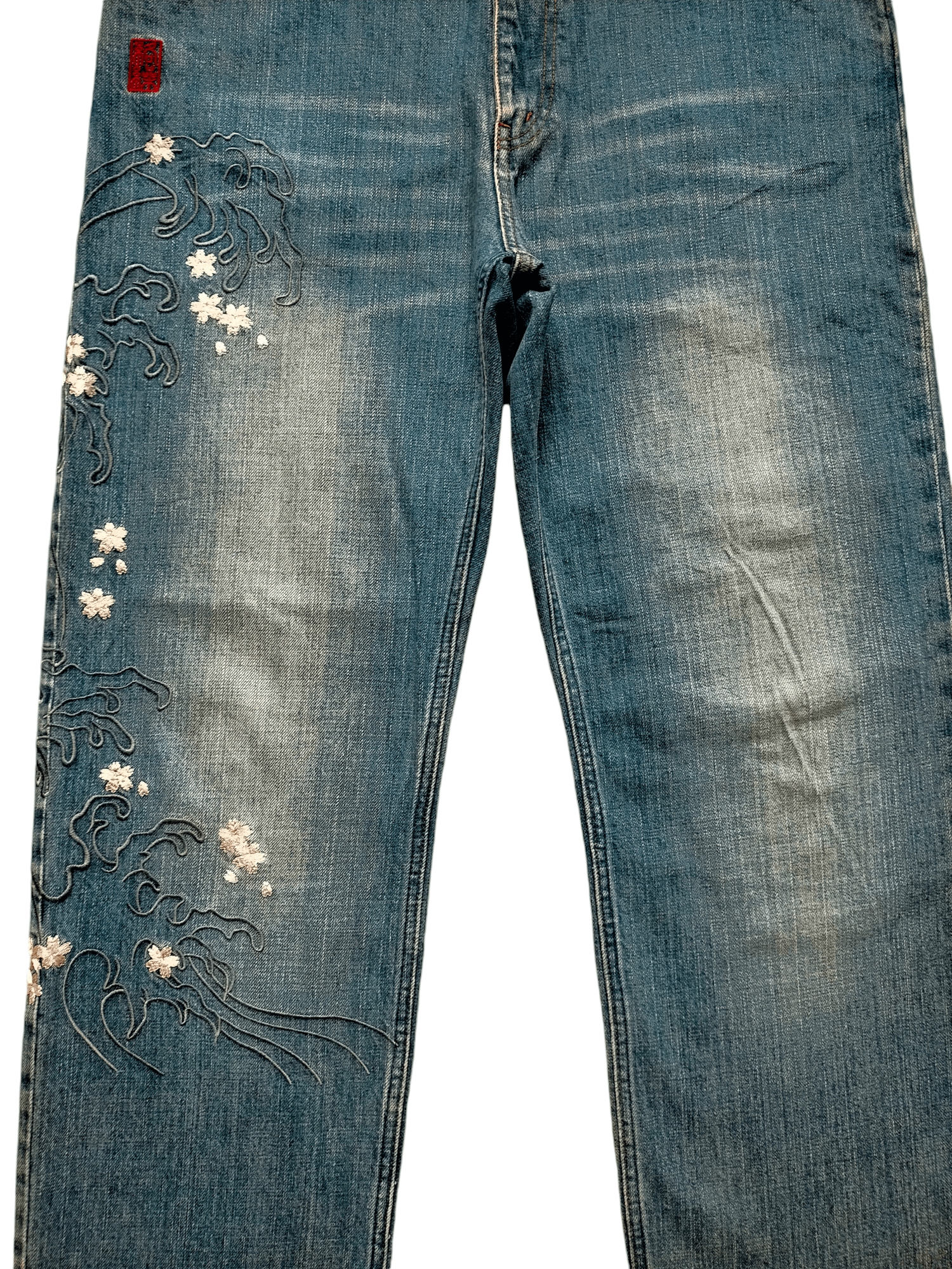 If Six Was Nine Karakuri Generation Multipocket Embroiderd Denim Pants Size US 34 / EU 50 - 15 Thumbnail
