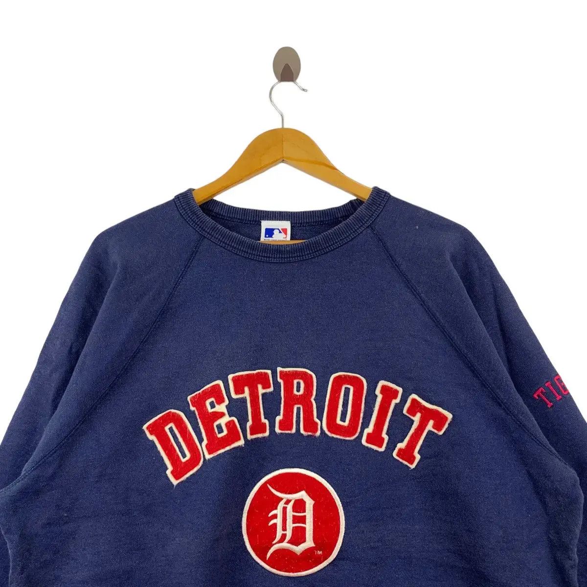 MLB × Uniqlo × Vintage Vintage MLB DETROIT TIGERS x UNIQLO Baseball Sweatshirt Size XL / US 12-14 / IT 48-50 - 2 Thumbnail