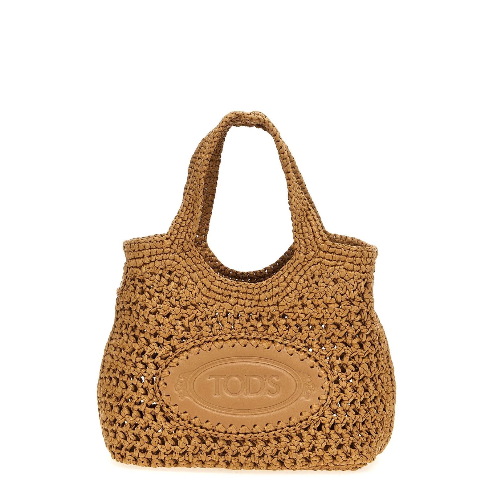 Tod's TOD'S Small Beige Raffia Shoulder Bag New And Authentic Size ONE SIZE - 1 Thumbnail
