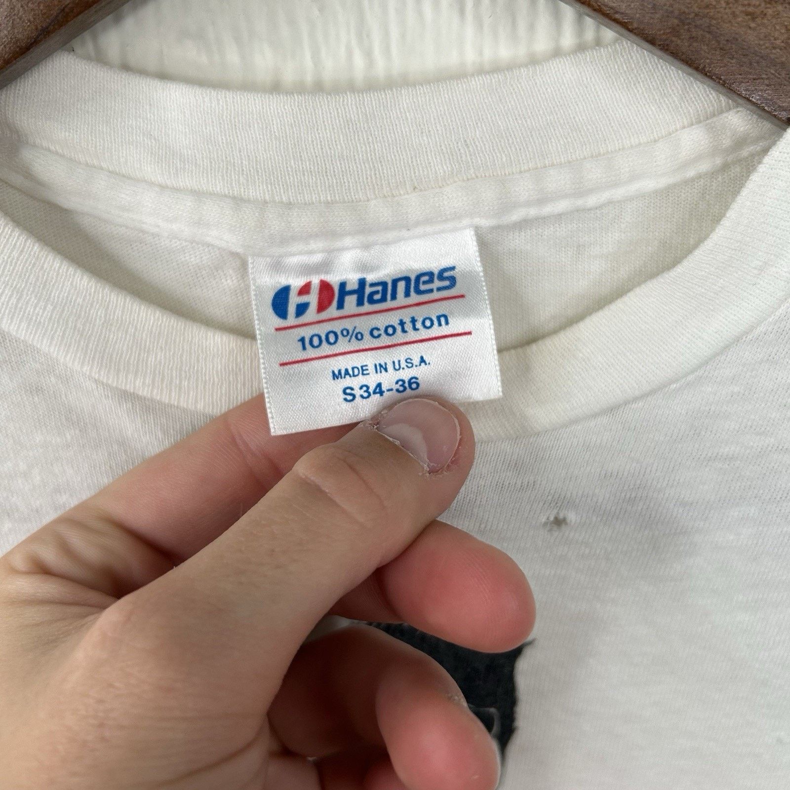 Hanes Rare Surf Punks ‘No Fat Chicks’ Graphic Baby Tee Size Small Size US S / EU 44-46 / 1 - 5 Thumbnail