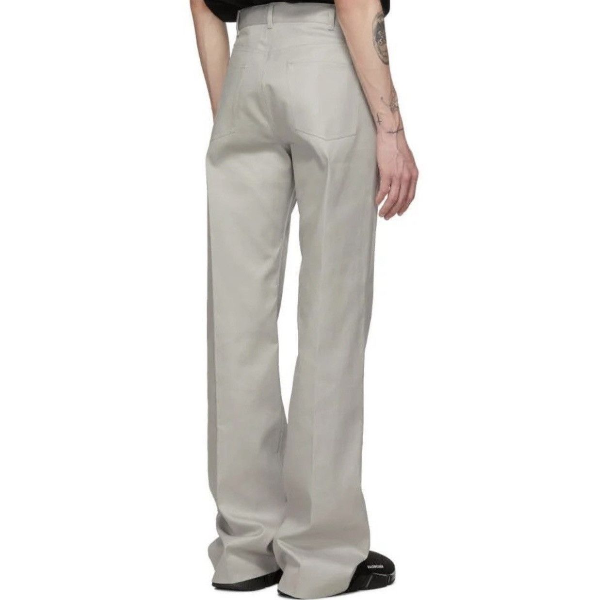 Balenciaga FREE TAX! BNWT 2018 Balenciaga Grey Fluid Trouser Pants Size US 30 / EU 46 - 3 Thumbnail