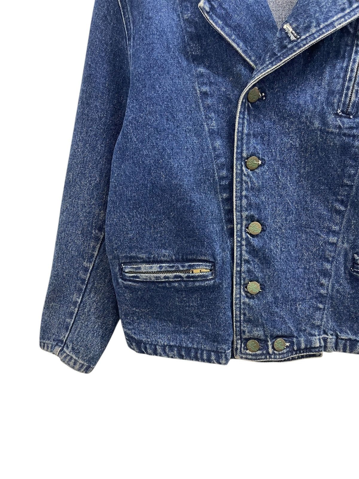 Japanese Brand Vintage Lipstar Double Collar Denim Jacket Size US M / EU 48-50 / 2 - 3 Thumbnail