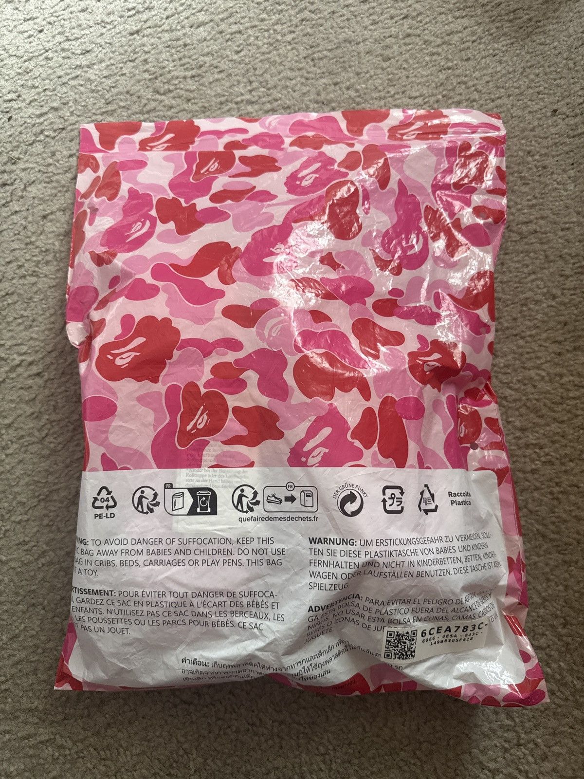 Bape × Crocs Bape x Crocs Clog ABC Camo Pink Size US 6 / EU 39 - 3 Thumbnail