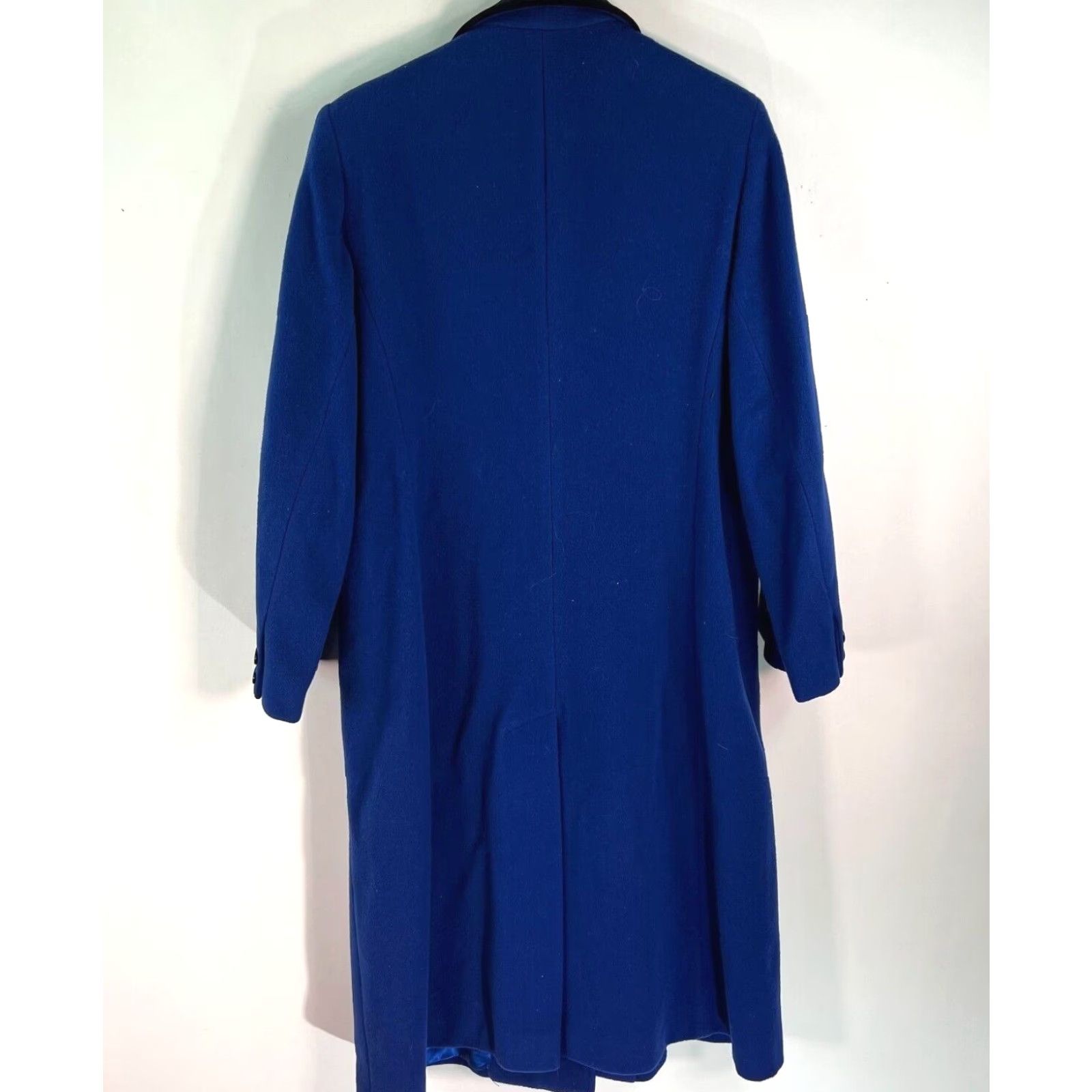 Mackintosh Mackintosh Women's Trench Coat Size 12 Blue 100% Pure Wool Long Sleeve Casual Classic Size XL / US 12-14 / IT 48-50 - 2 Thumbnail