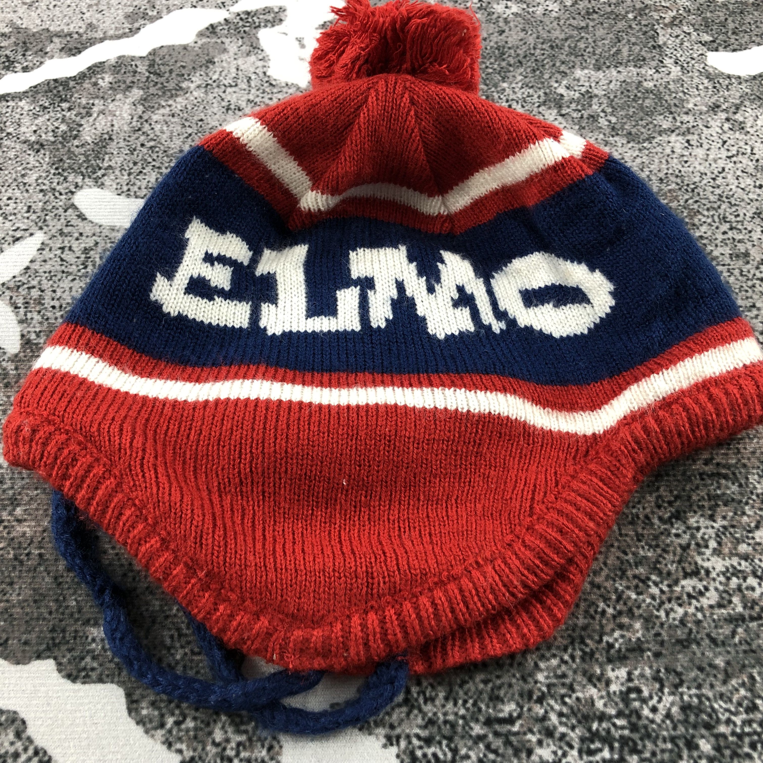 Vintage Elmo Earflap Beanie Snowcap Snow Hat B19 Size ONE SIZE - 2 Thumbnail