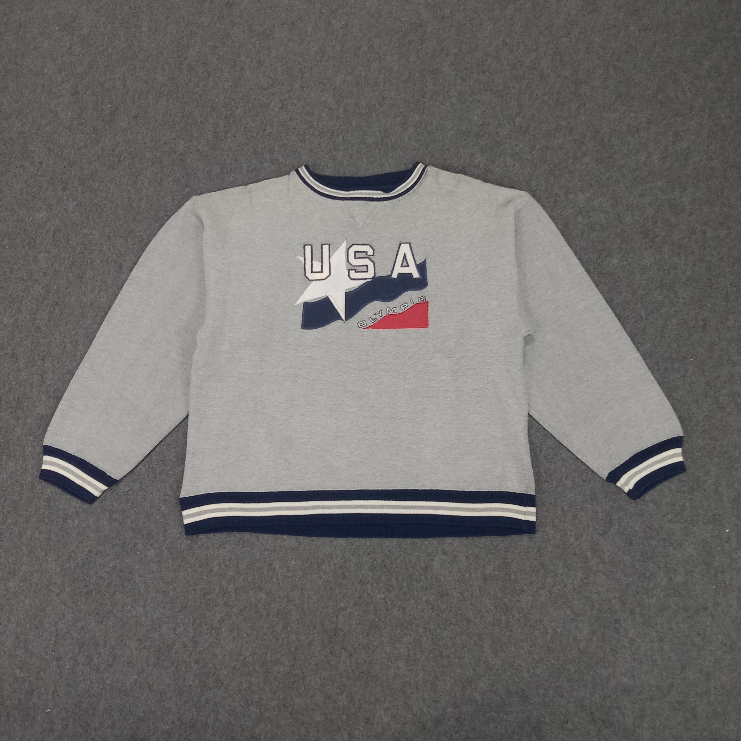 USA Olympics × Vintage USA Olympic American Sportswear Style Sweatshirt Size US L / EU 52-54 / 3 - 1 Thumbnail