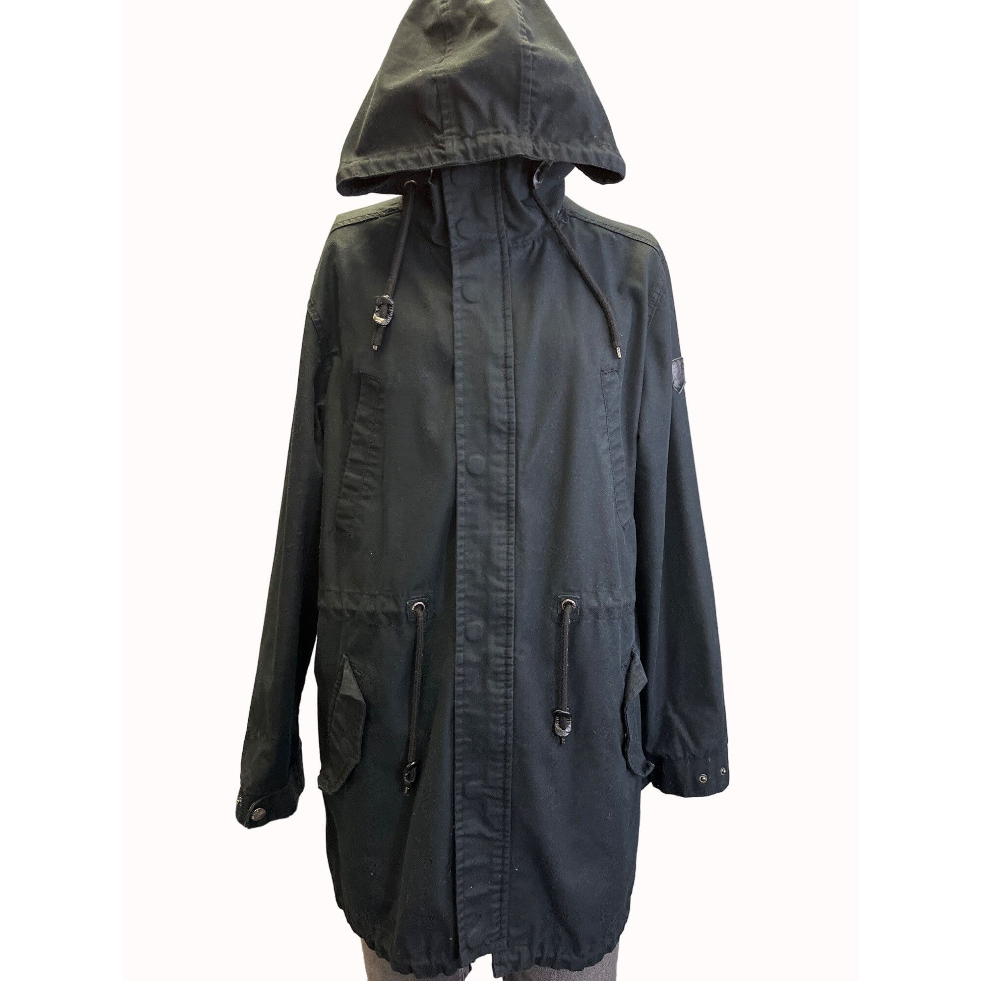 Southpole Southpole Authentic Collection Womens Black Long Coat Size L Size L / US 10 / IT 46 - 1 Thumbnail