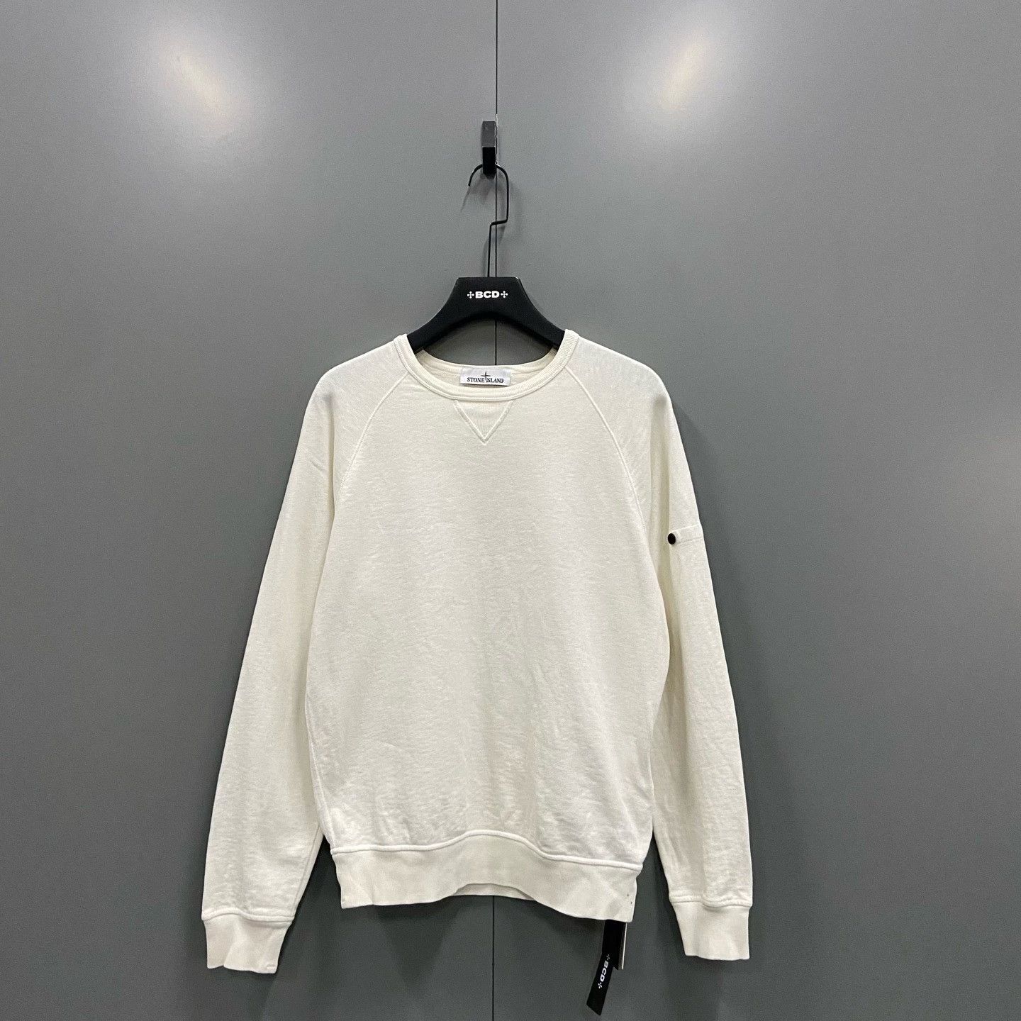 Stone Island Stone Island White Hoodie s Men Size US S / EU 44-46 / 1 - 1 Thumbnail
