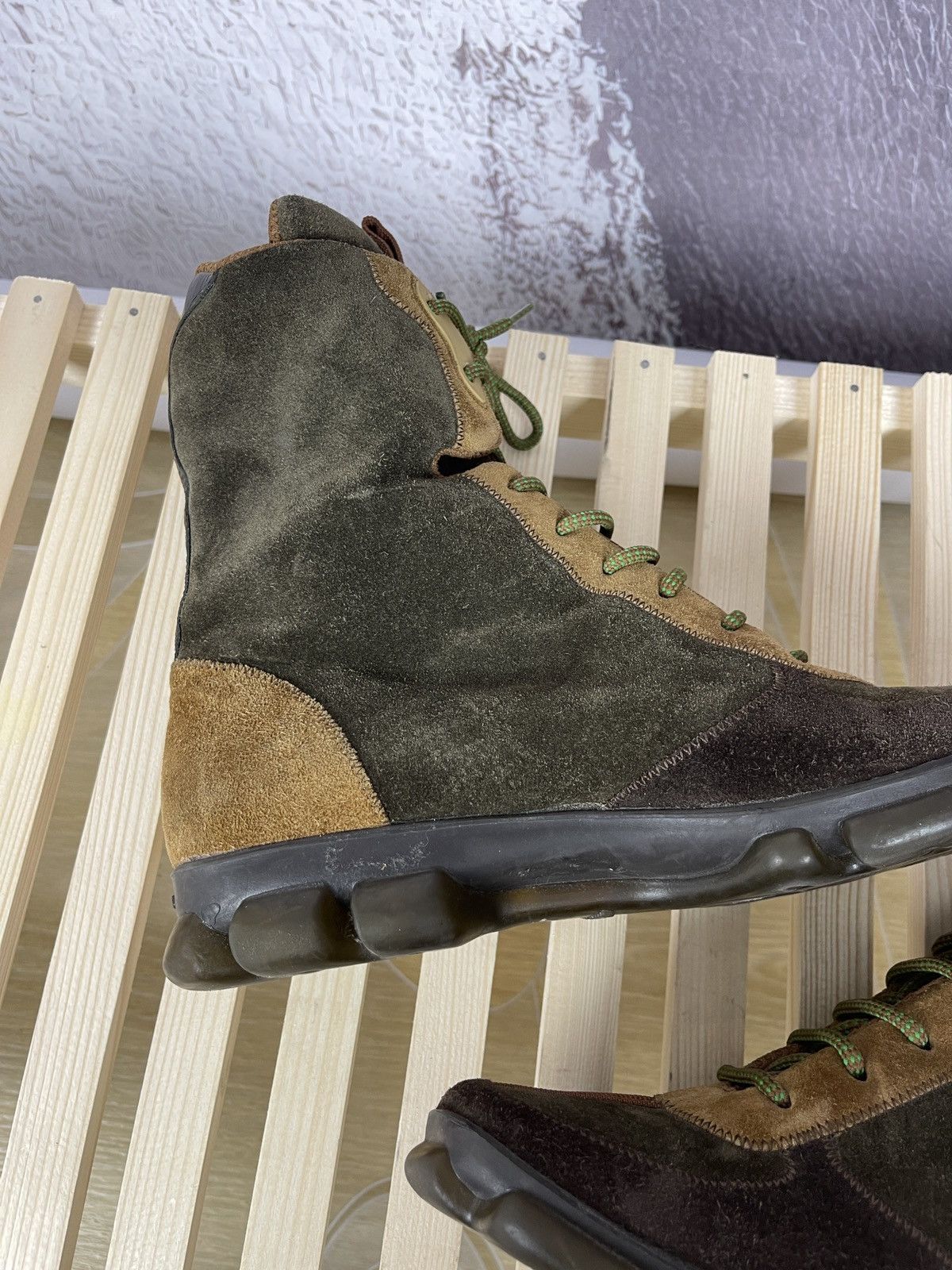 Miu Miu Miu Miu Prada archive leather suede vintage boots sneakers Size US 7 / IT 37 - 11 Thumbnail