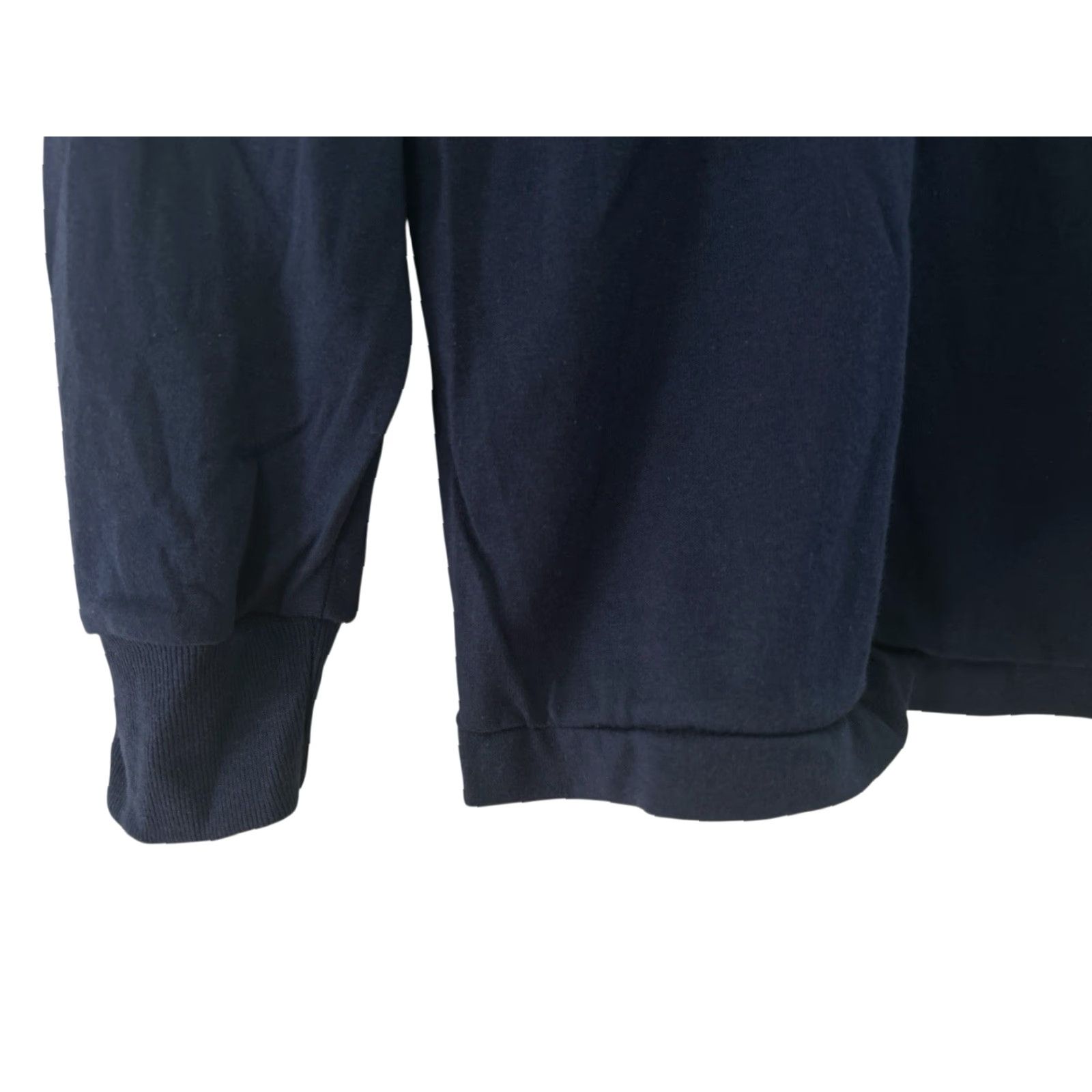 Russell Athletic VINTAGE Russell Athletic Long Sleeve Shirt Mens M 90s Navy Blue Cotton Blend Crew Neck NWOT USA Made Size US M / EU 48-50 / 2 - 3 Thumbnail