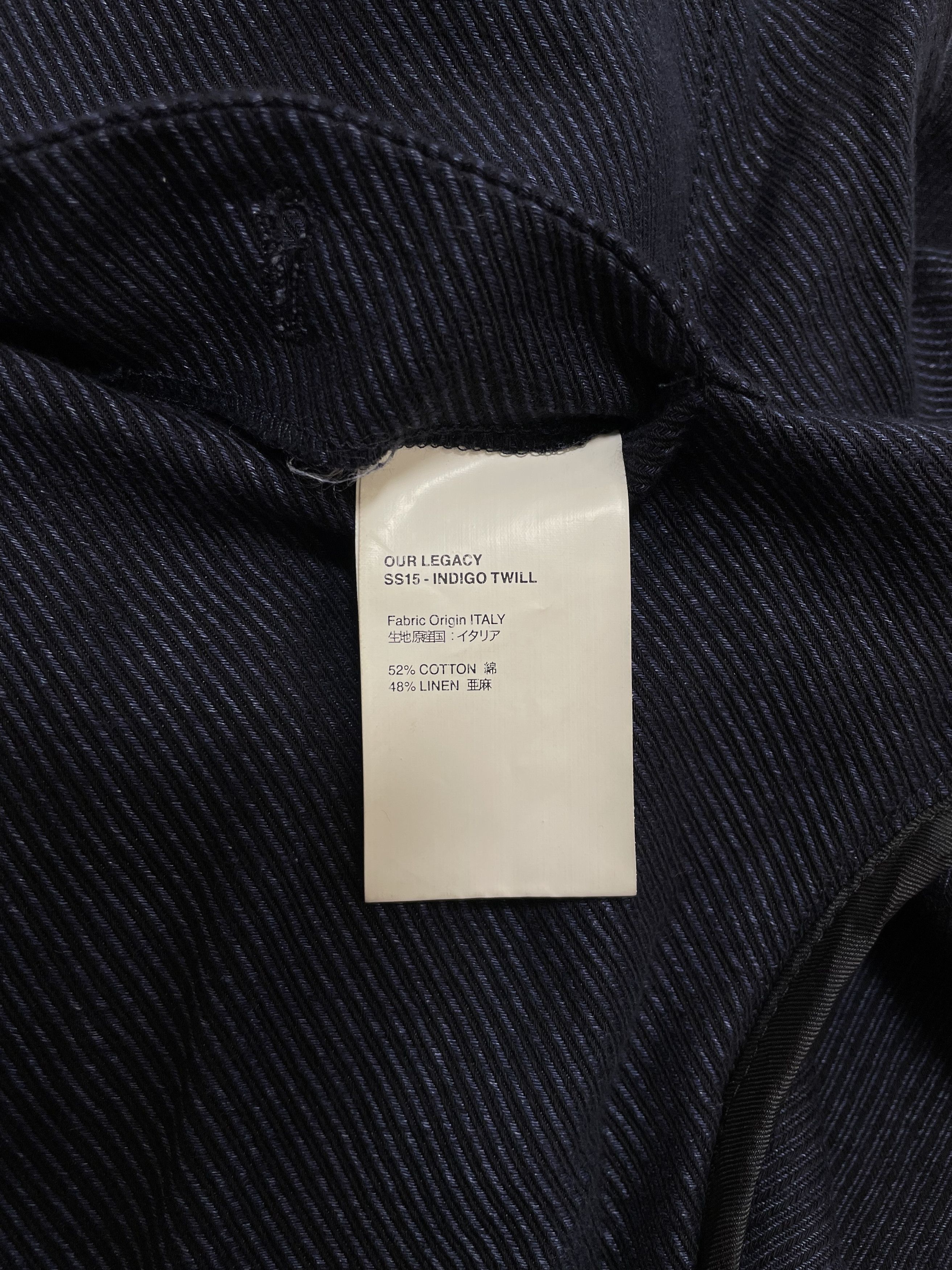 Our Legacy OUR LEGACY SS15 Indigo Twill Blazer Jacket Sport Coat EU 50 Size 40R - 13 Thumbnail
