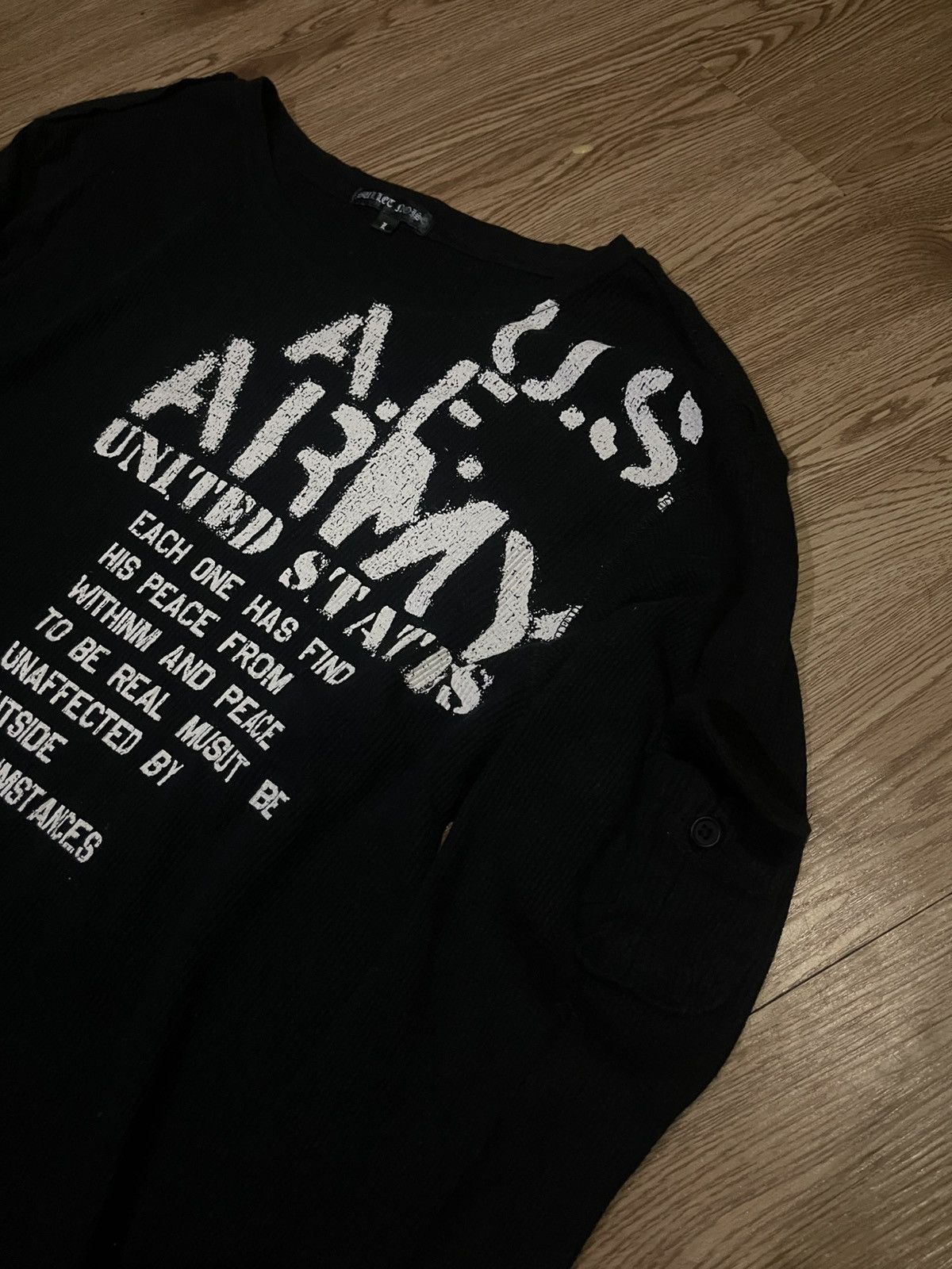 If Six Was Nine Y2K Bullet Noise Tshirt Vtg ifsixwasnine in the attic style Size US L / EU 52-54 / 3 - 3 Thumbnail