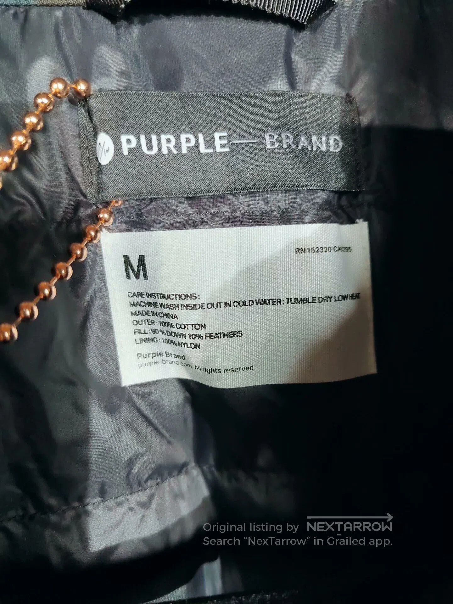 Purple Brand Purple Brand Camouflage Down Jacket. Size US M / EU 48-50 / 2 - 4 Thumbnail