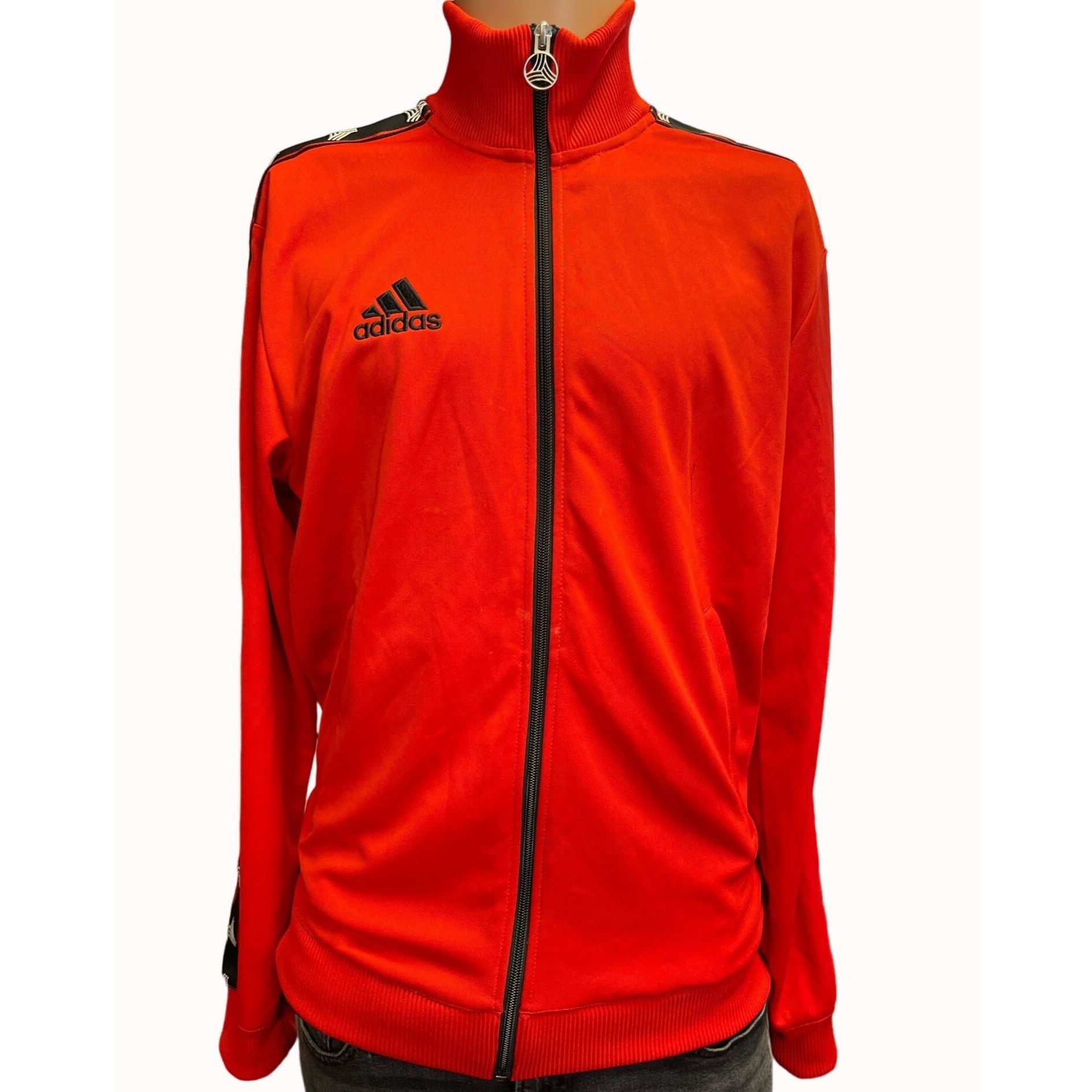 Adidas Adidas Tango Tape Blub House Men's Red Sweater/Light Jacket Size US S / EU 44-46 / 1 - 1 Thumbnail