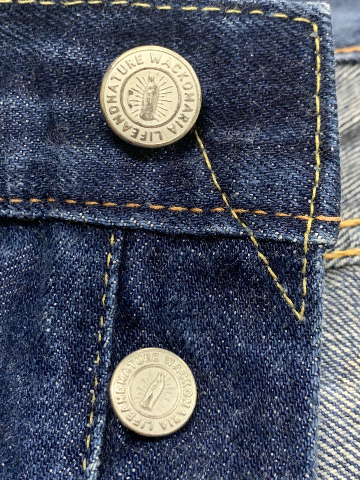 Wacko Maria Wacko Maria Guilty Parties Polka Dot Selvedge Denim Jeans. Size US 35 - 9 Thumbnail