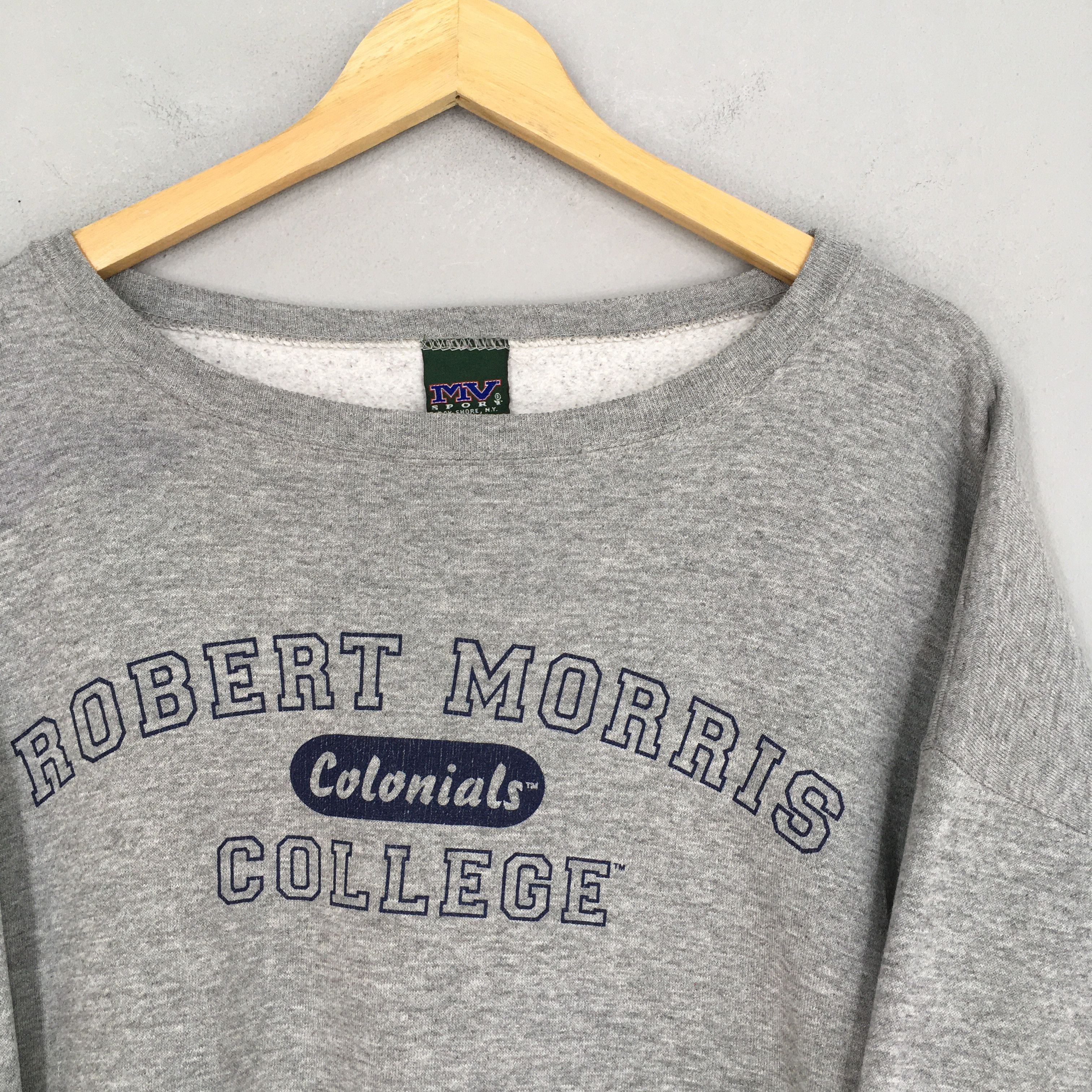 Other Vintage Robert Morris Colonials College Gray Sweatshirt XXL Size US XXL / EU 58 / 5 - 2 Thumbnail