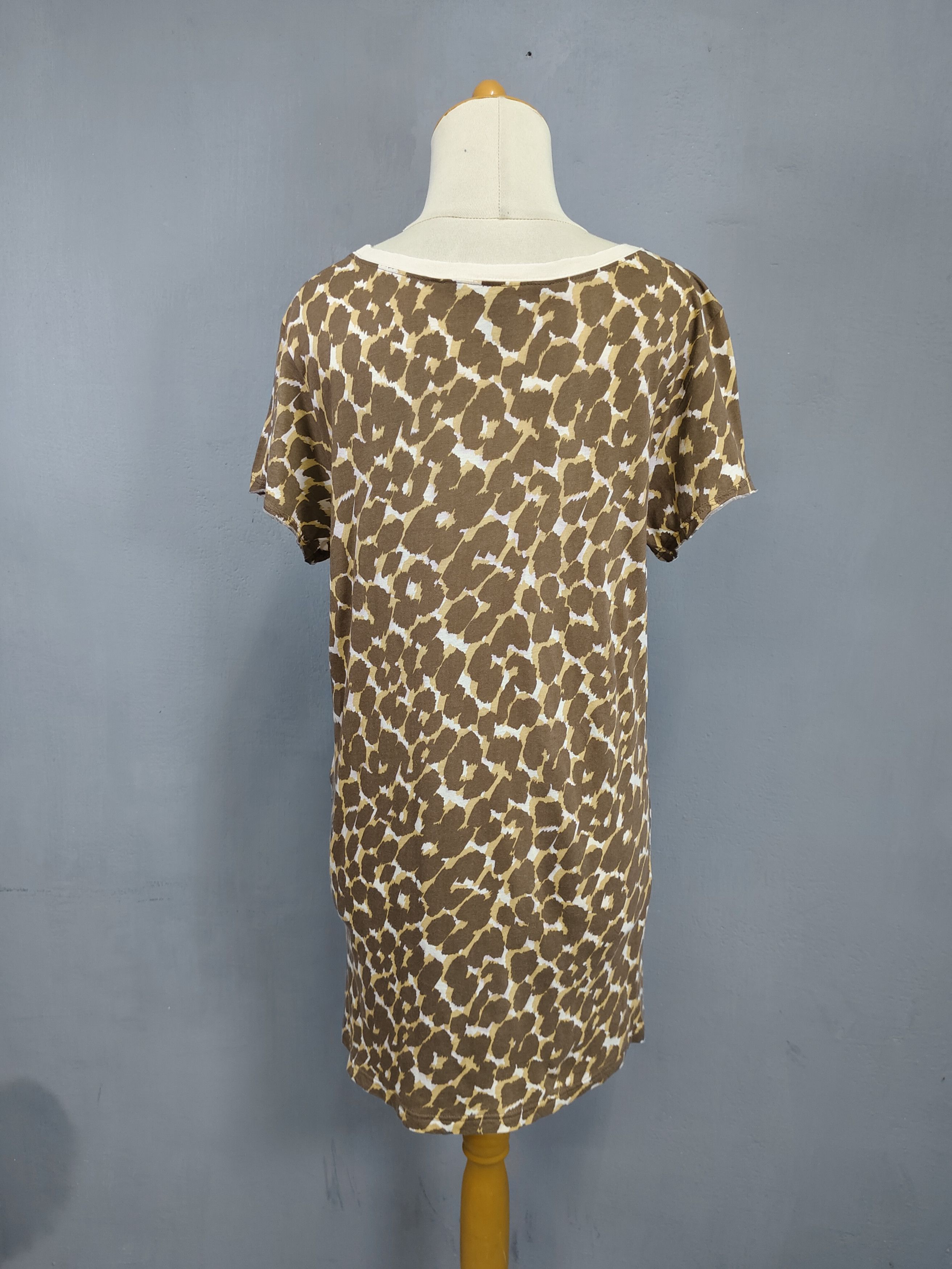 Marc by Marc Jacobs 2000s M.J- Leopard Print Glam Indie Sleaze Grunge Tshirt Size L / US 10 / IT 46 - 5 Thumbnail