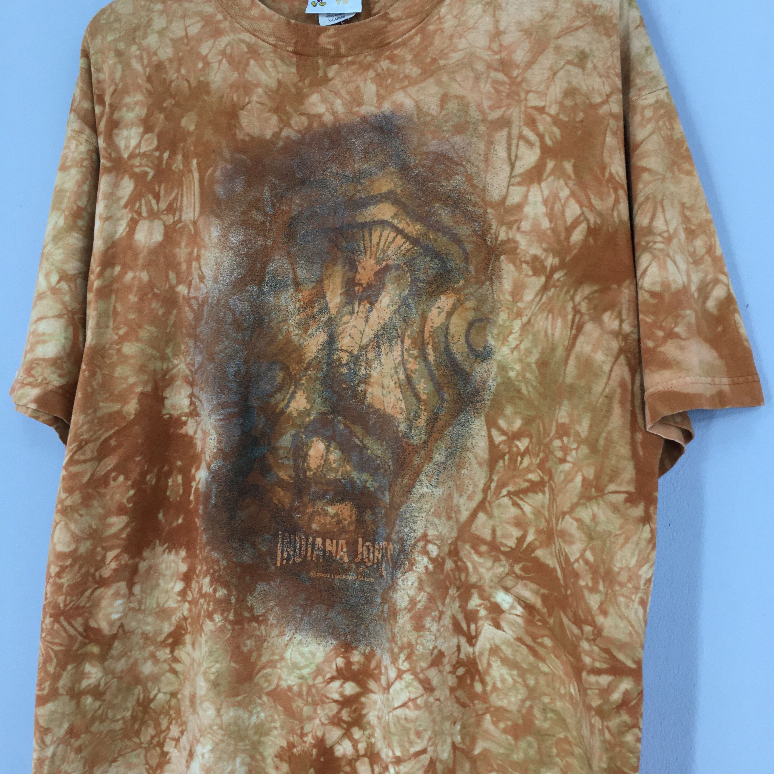 Disney × Vintage Vintage Indiana Jones Lucas Film Action Movie Shirt Size US XL / EU 56 / 4 - 4 Thumbnail