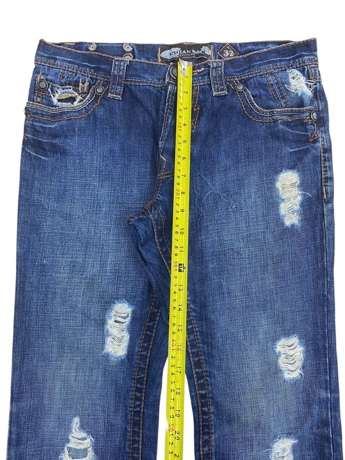 Japanese Brand Japanese Brand Distressed Faded Style Flare Jeans Size US 33 - 6 Thumbnail