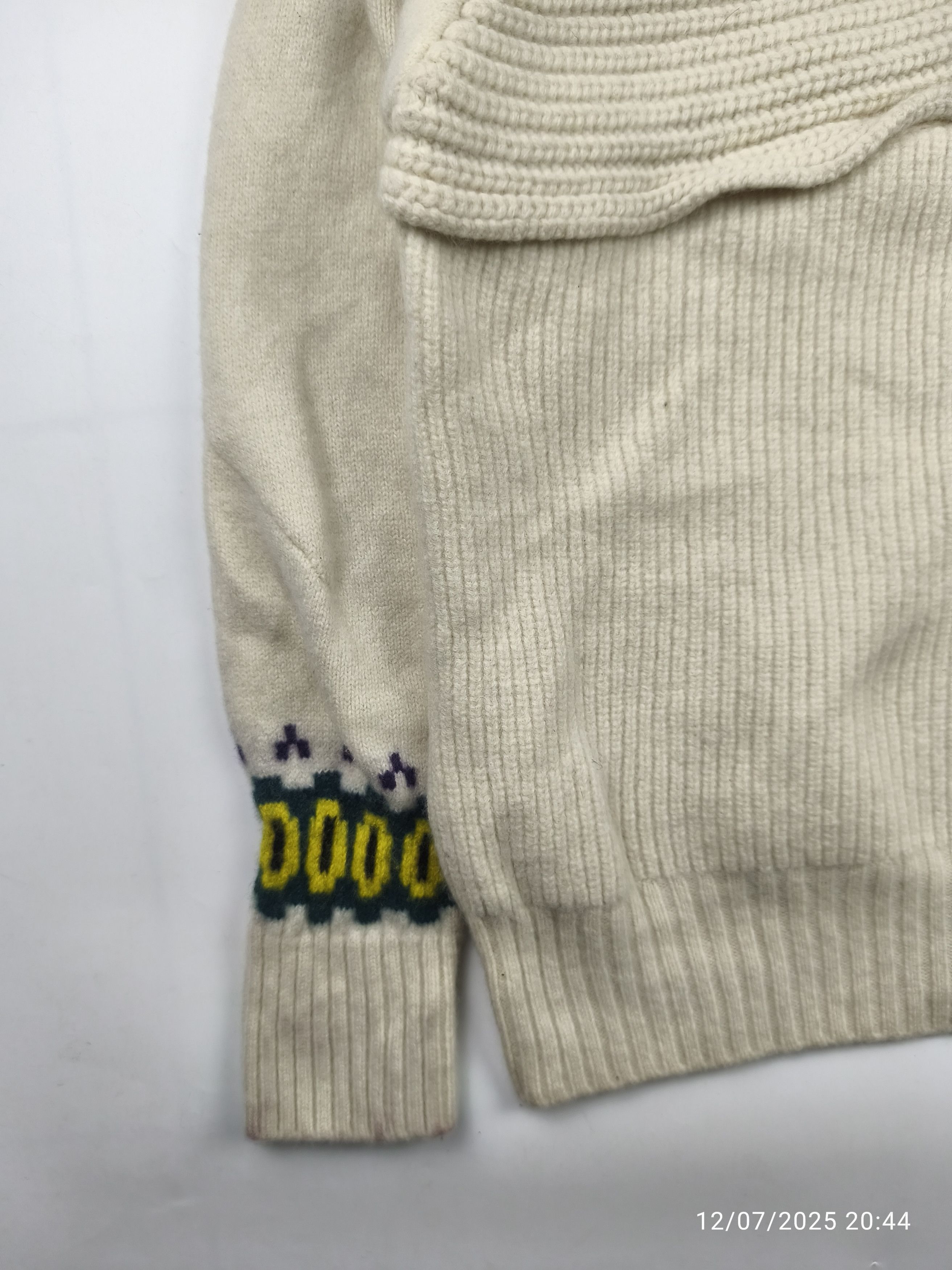Sacai Sacai A/W 21 - wool knit pullover Size US M / EU 48-50 / 2 - 8 Thumbnail