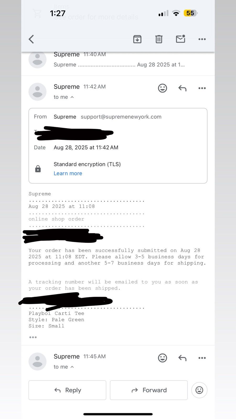 Supreme Playboi Carti Tee Size US S / EU 44-46 / 1 - 2 Thumbnail
