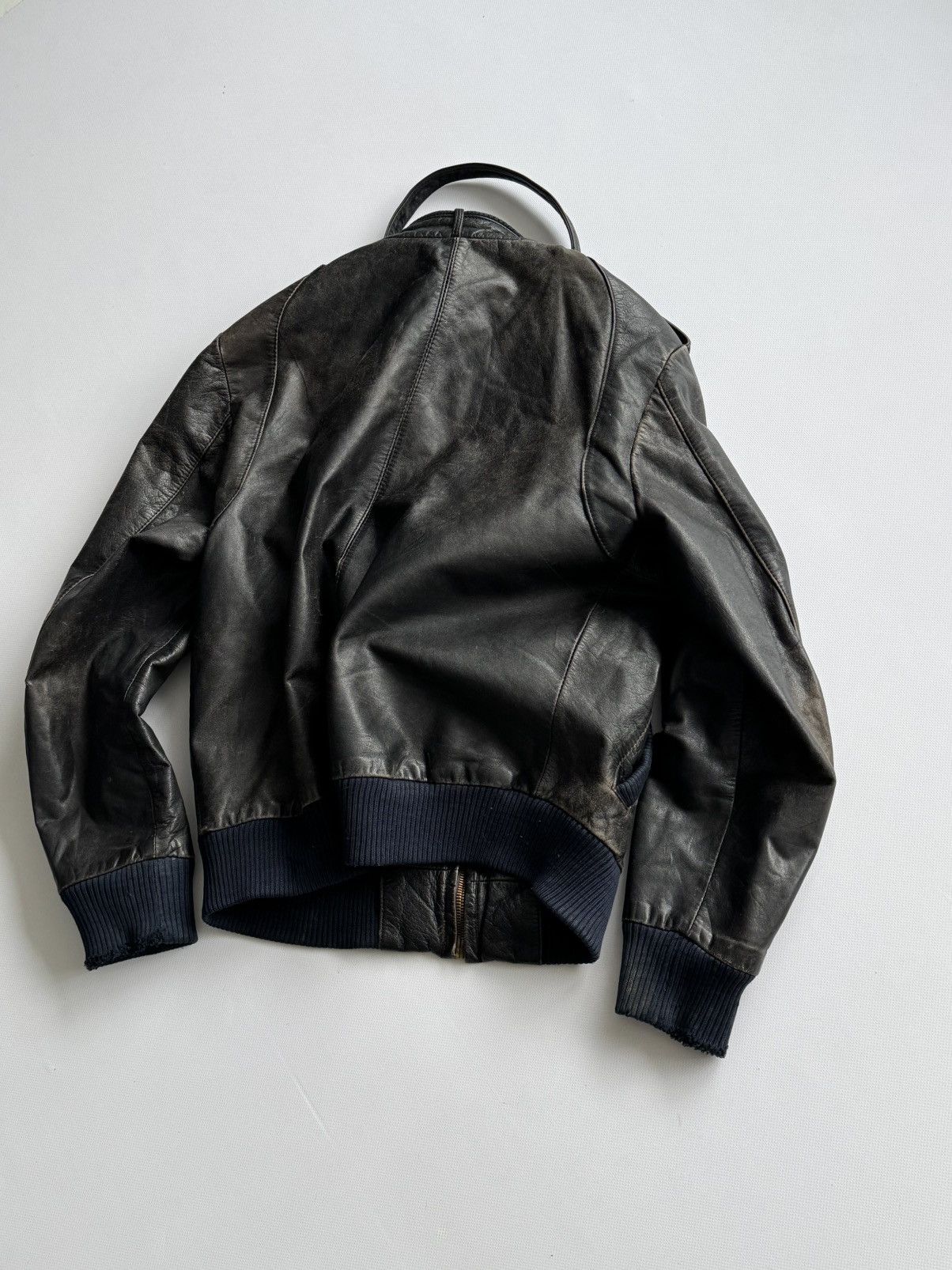 Vintage 1960s Vintage USA Talon Cafe Racer Motorcycle Leather Jacket Size US M / EU 48-50 / 2 - 8 Thumbnail