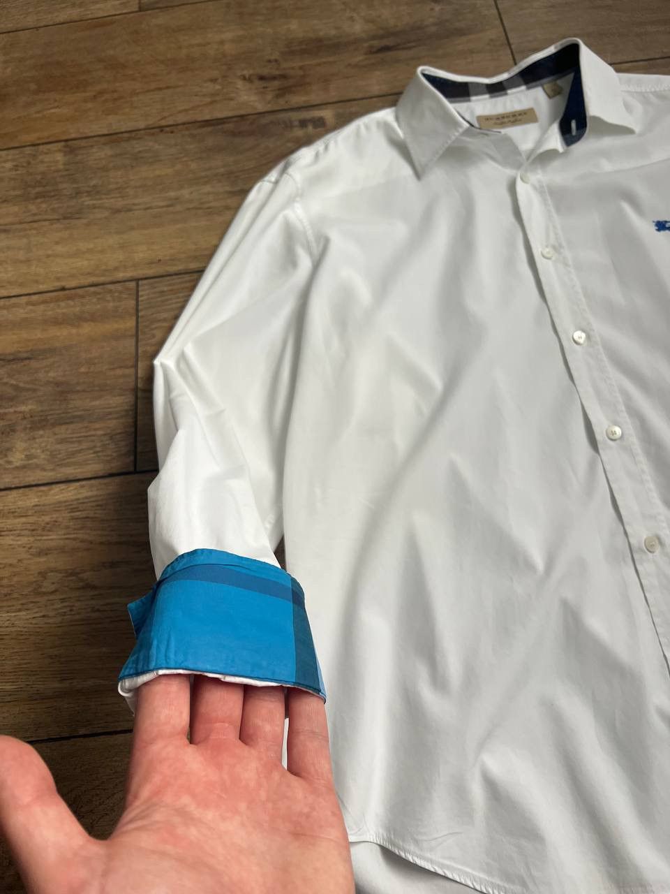 Burberry Burberry White Shirt Size US L / EU 52-54 / 3 - 5 Thumbnail