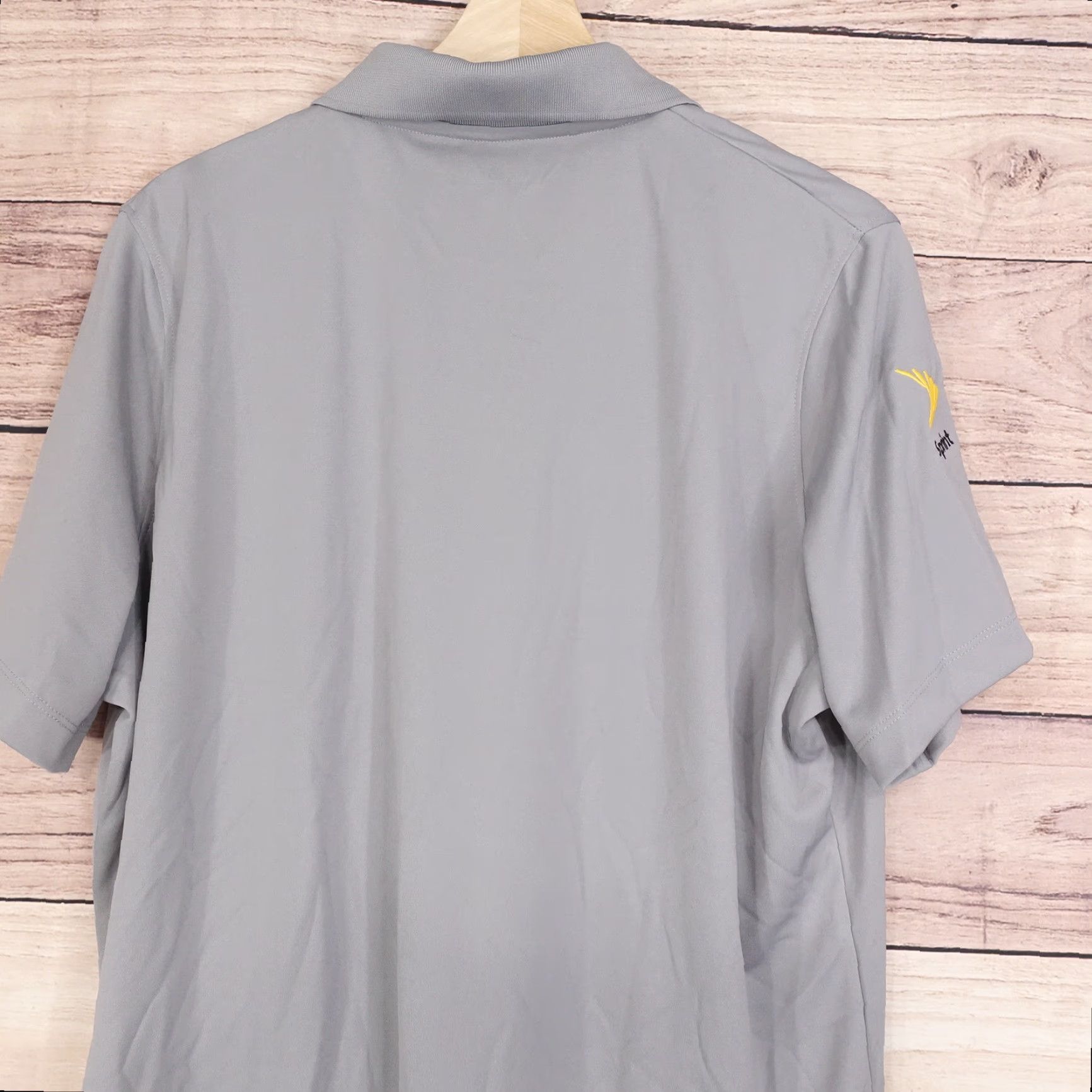 Jansport SPRINT MOBILE LOGO POLO SHIRT GREY WOMENS 2XL SHORT SLEEVE WORK EMPLOYEE Size XXL / US 16-18 / IT 52-54 - 5 Thumbnail