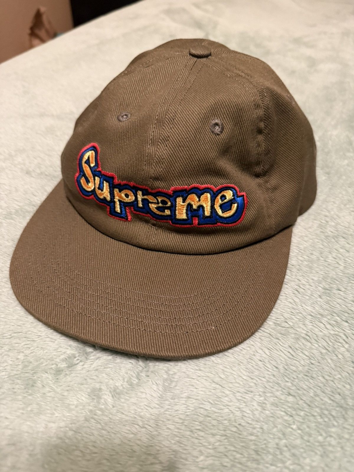 Supreme x Gonz ss18 Olive Hat