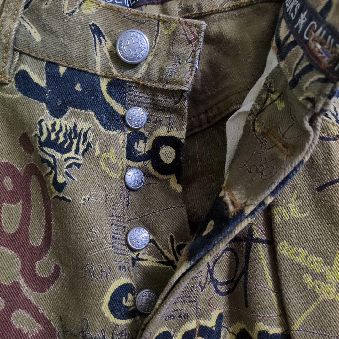 Jean Paul Gaultier Jean Paul Gaultier Graffiti Cargo Pants SS1994 Size US 31 - 11 Thumbnail